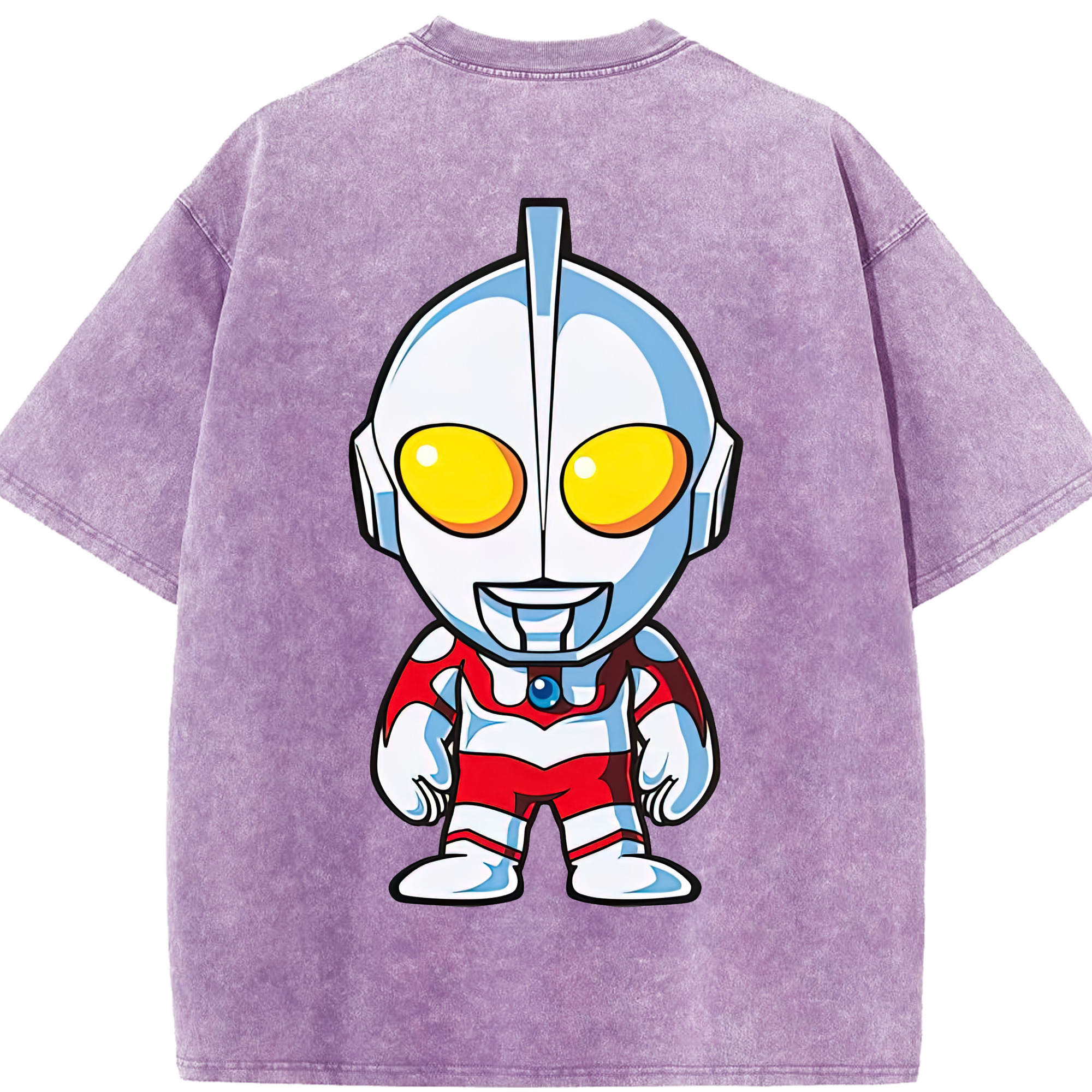 （画像用） ウルトラマン Ultraman 綿100% ヴィンテージ風 半袖Tシャツ（背面プリント）