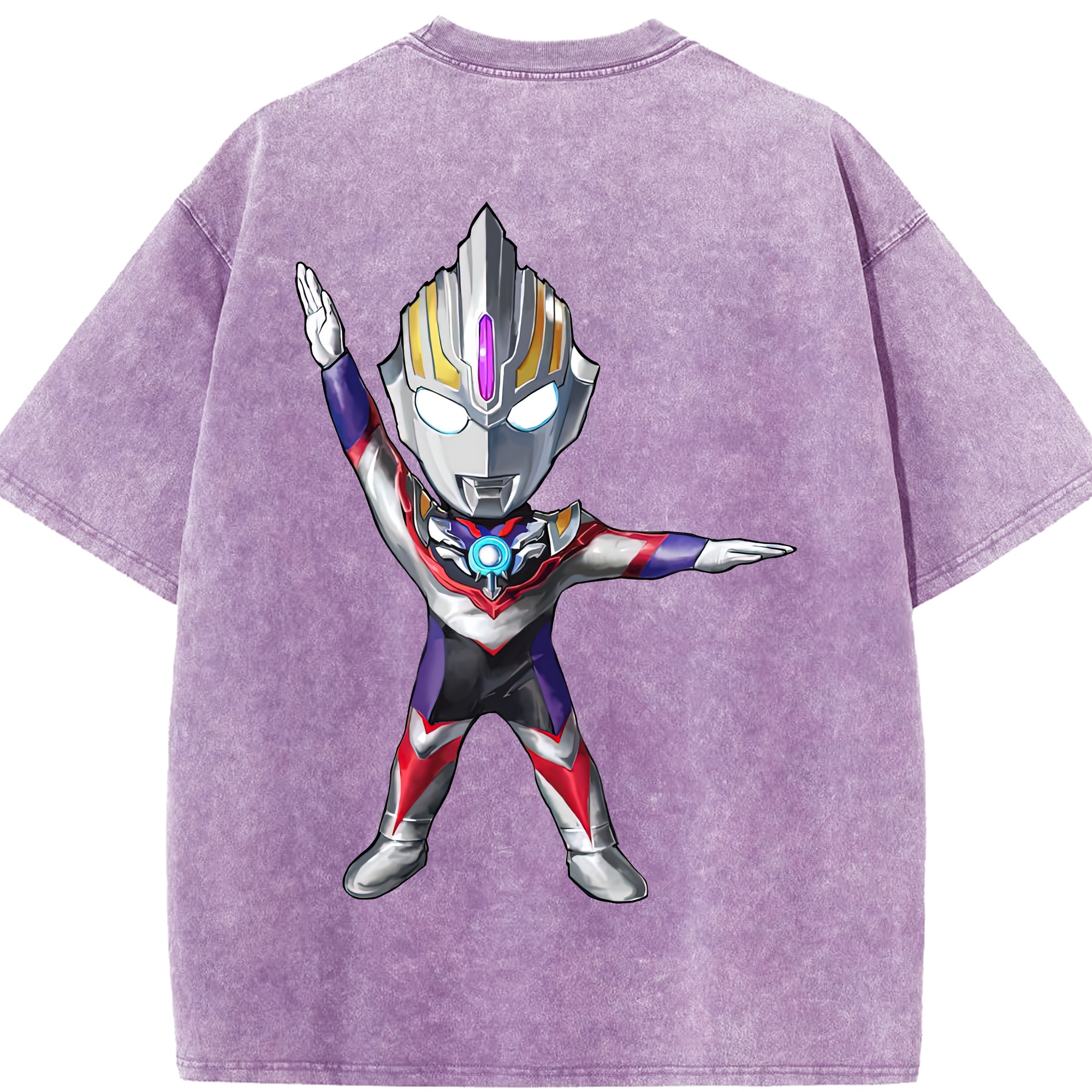 （画像用） ウルトラマン Ultraman 綿100% ヴィンテージ風 半袖Tシャツ（背面プリント）