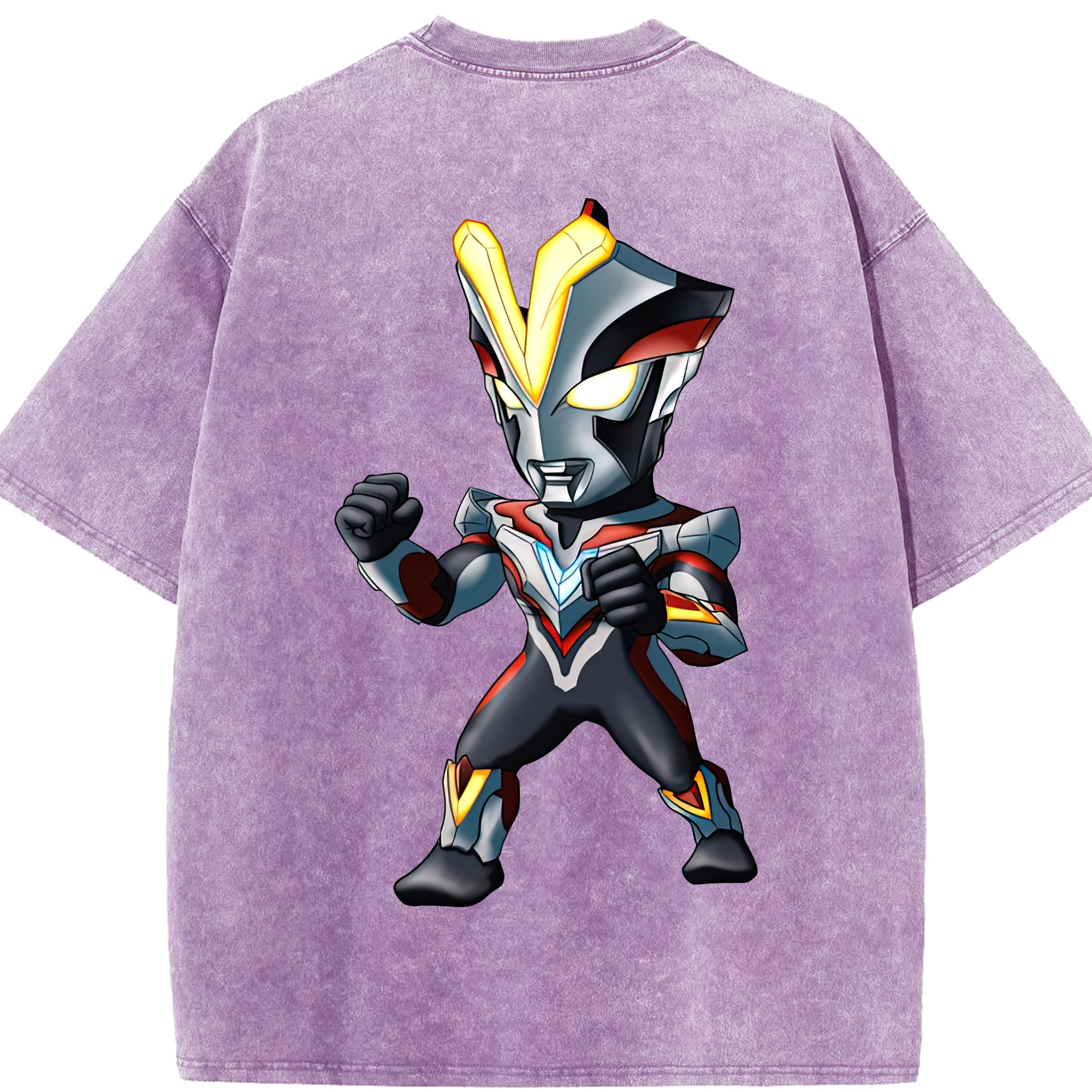 （画像用） ウルトラマン Ultraman 綿100% ヴィンテージ風 半袖Tシャツ（背面プリント）