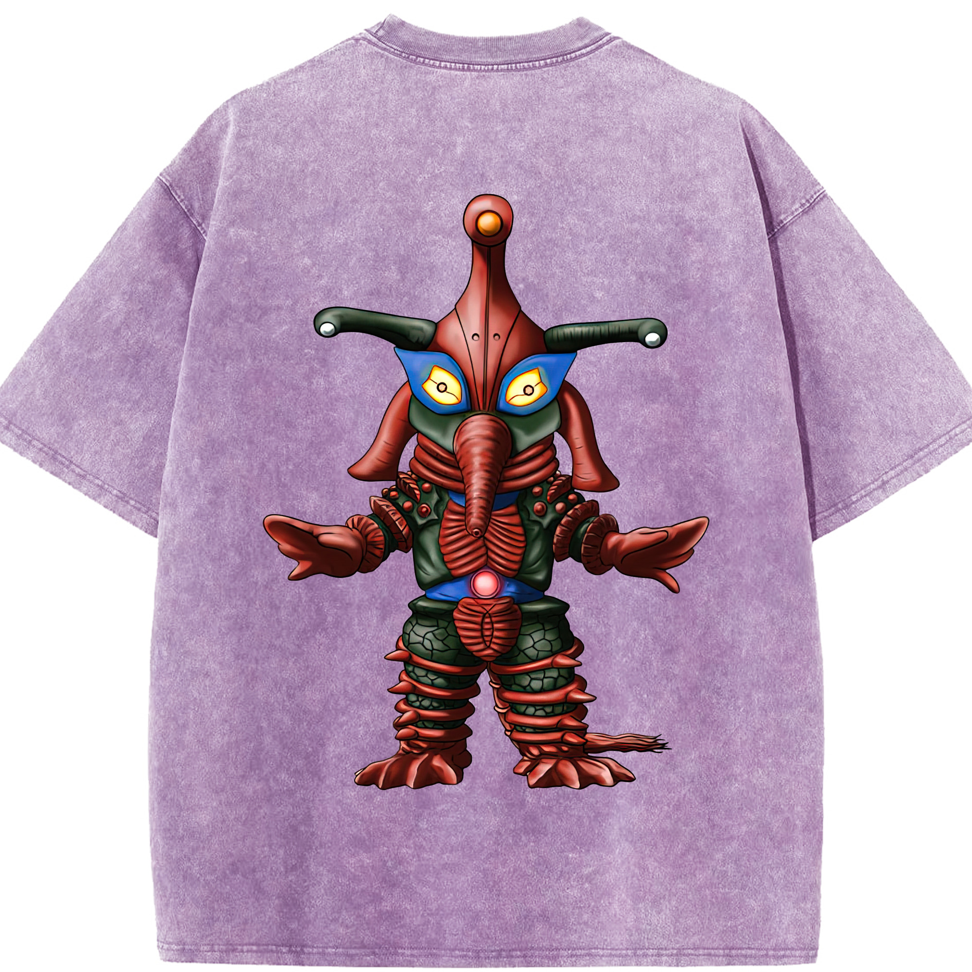 （画像用） ウルトラマン Ultraman 綿100% ヴィンテージ風 半袖Tシャツ（背面プリント）