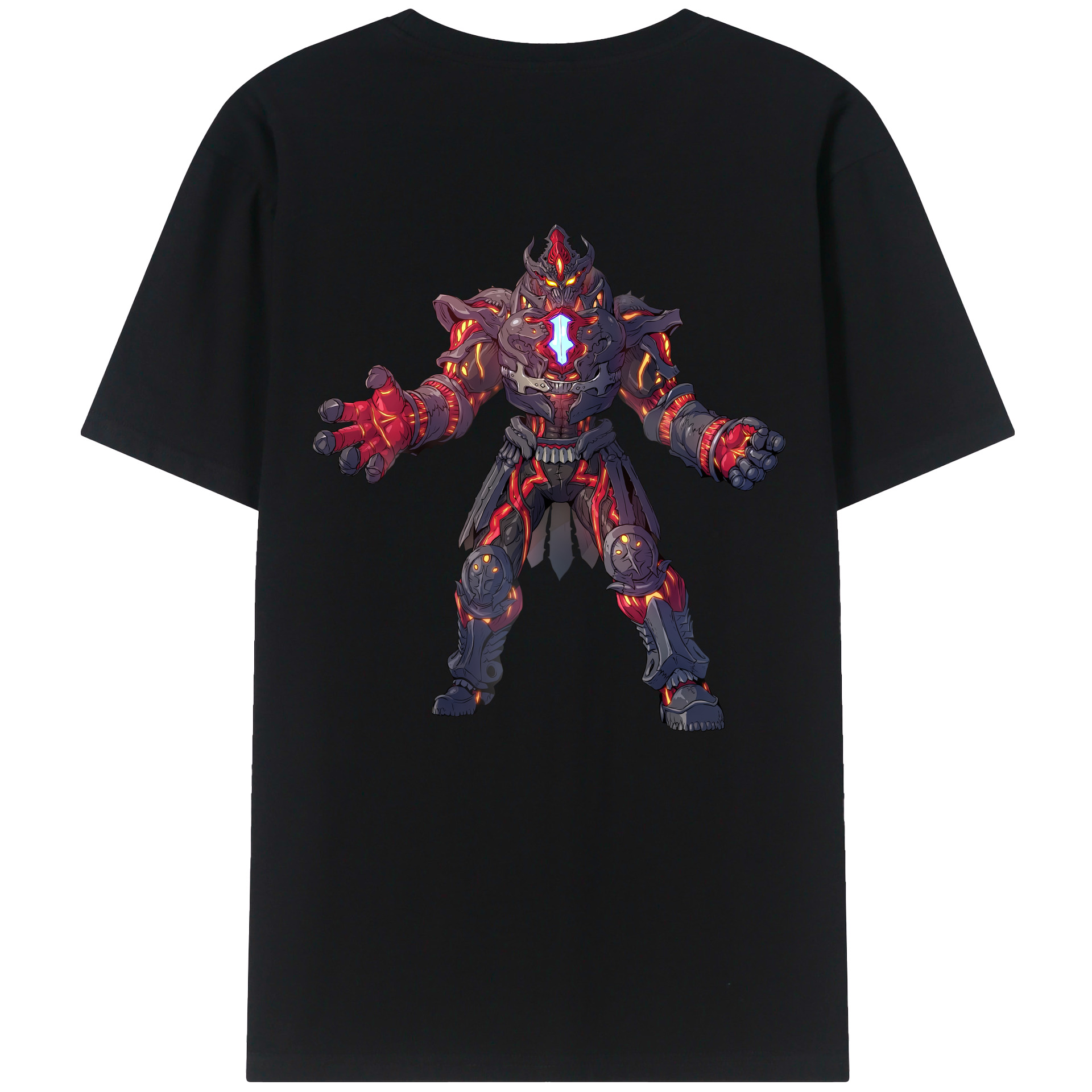 （画像用） ウルトラマン Ultraman 綿100％ メンズ半袖Tシャツ（バックプリント） 通気性