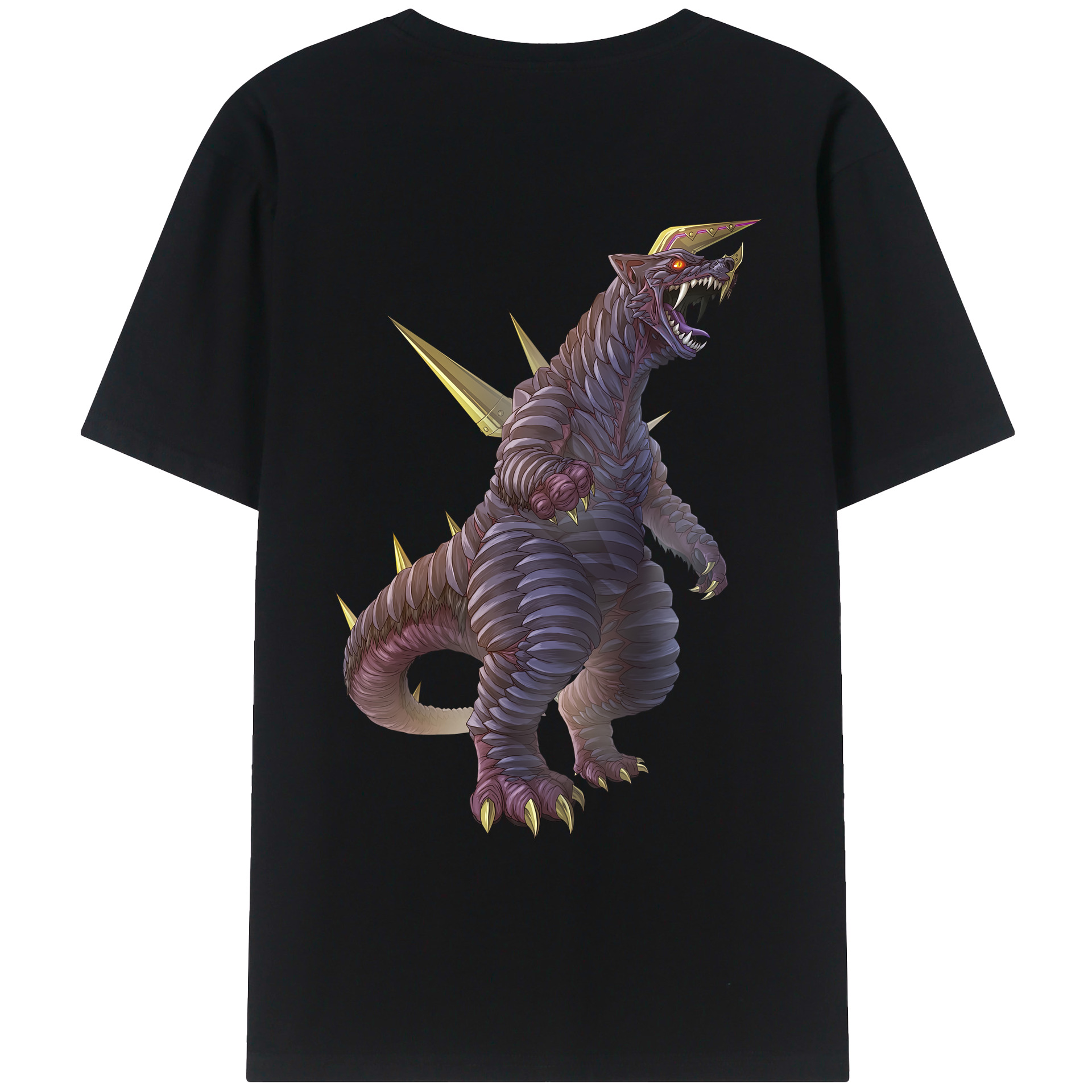 （画像用） ウルトラマン Ultraman 綿100％ メンズ半袖Tシャツ（バックプリント） 通気性