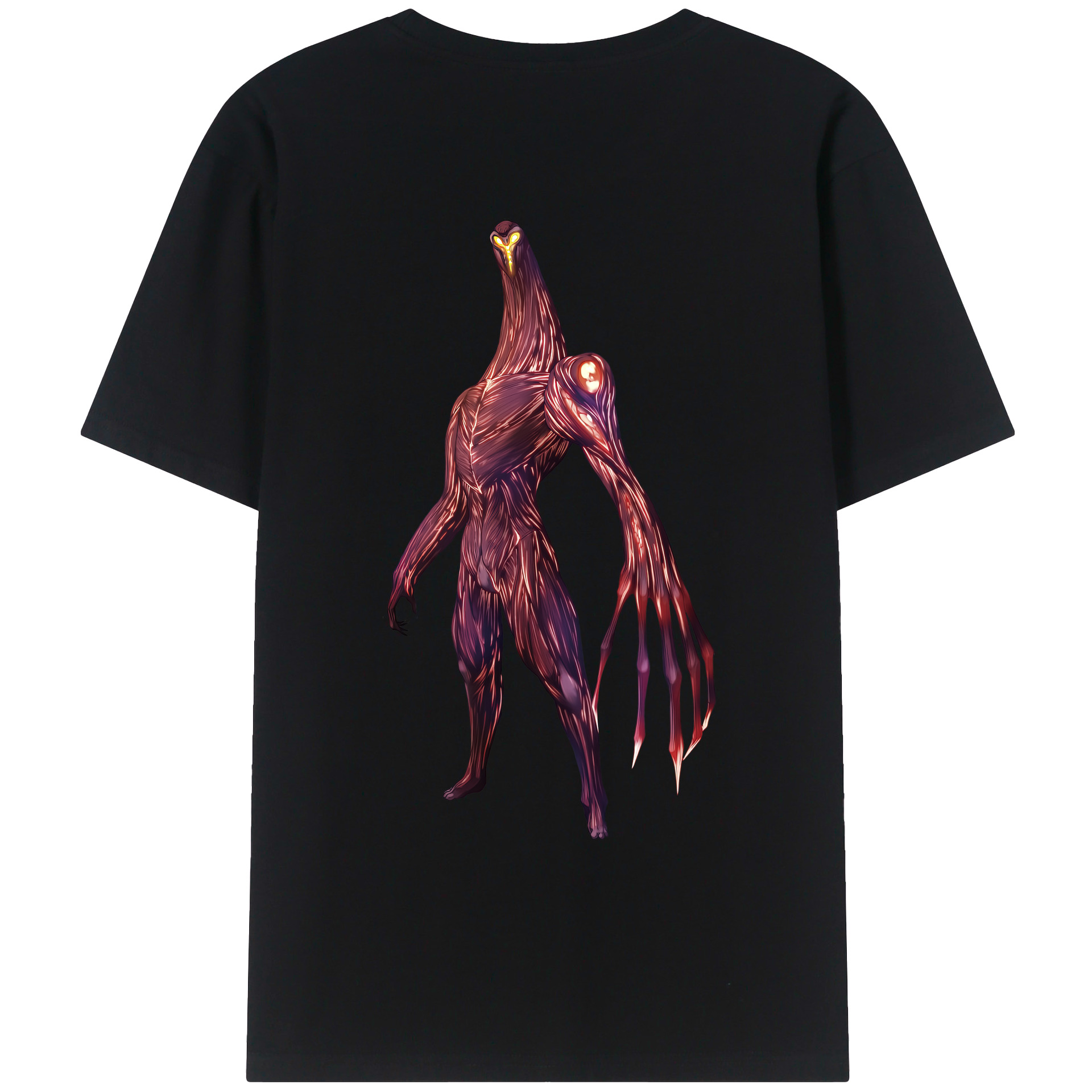 （画像用） ウルトラマン Ultraman 綿100％ メンズ半袖Tシャツ（バックプリント） 通気性