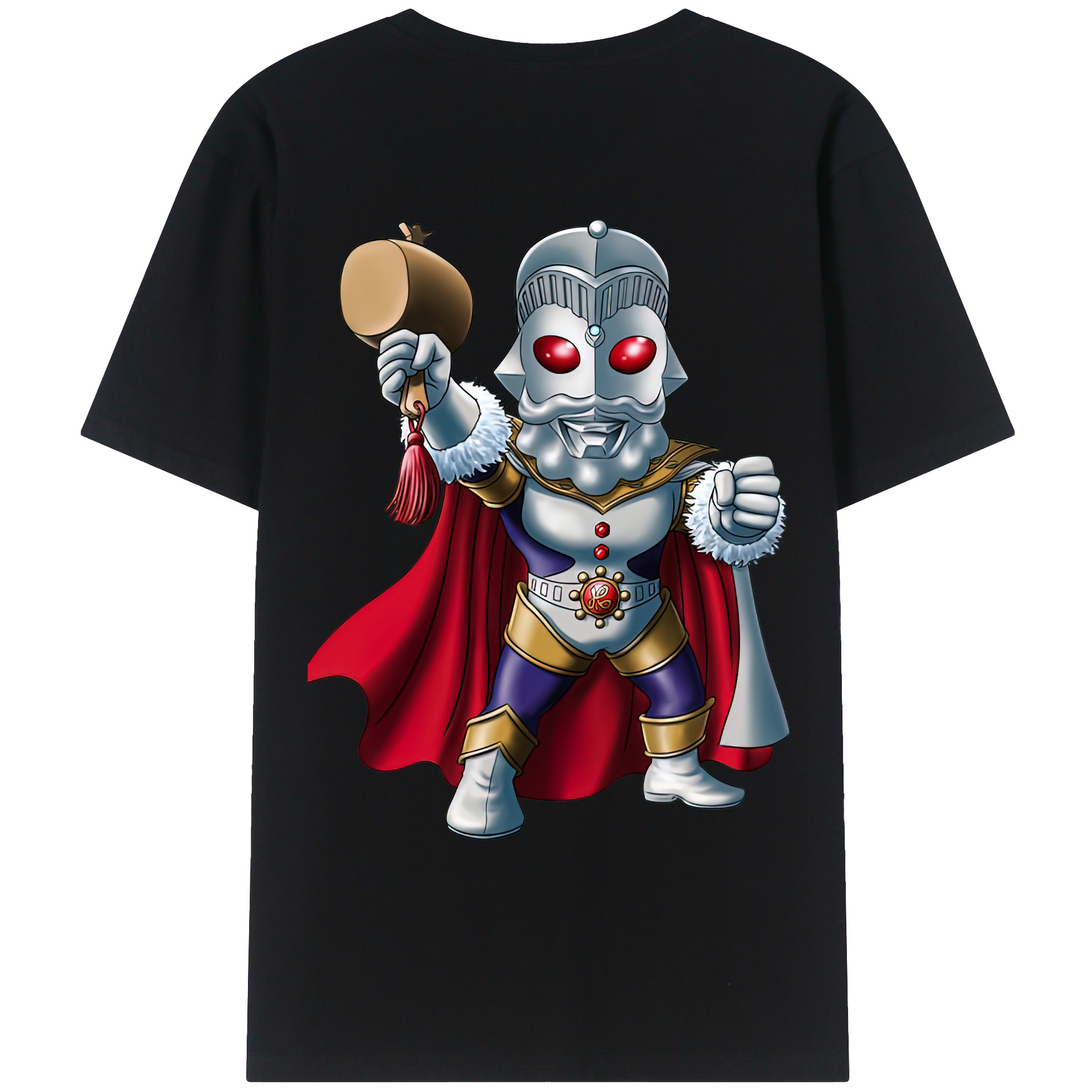 （画像用） ウルトラマン Ultraman 綿100％ メンズ半袖Tシャツ（バックプリント） 通気性