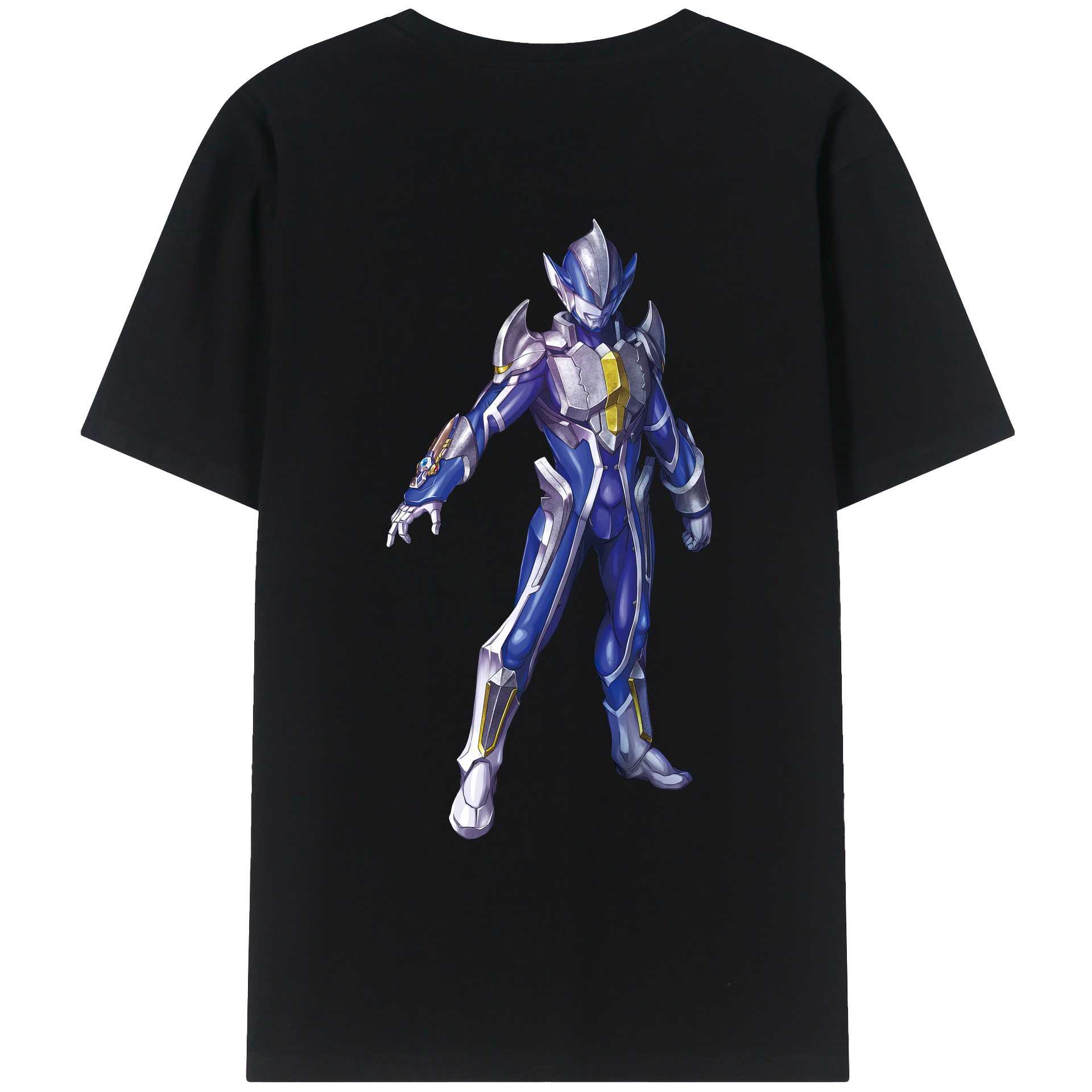（画像用） ウルトラマン Ultraman 綿100％ メンズ半袖Tシャツ（バックプリント） 通気性