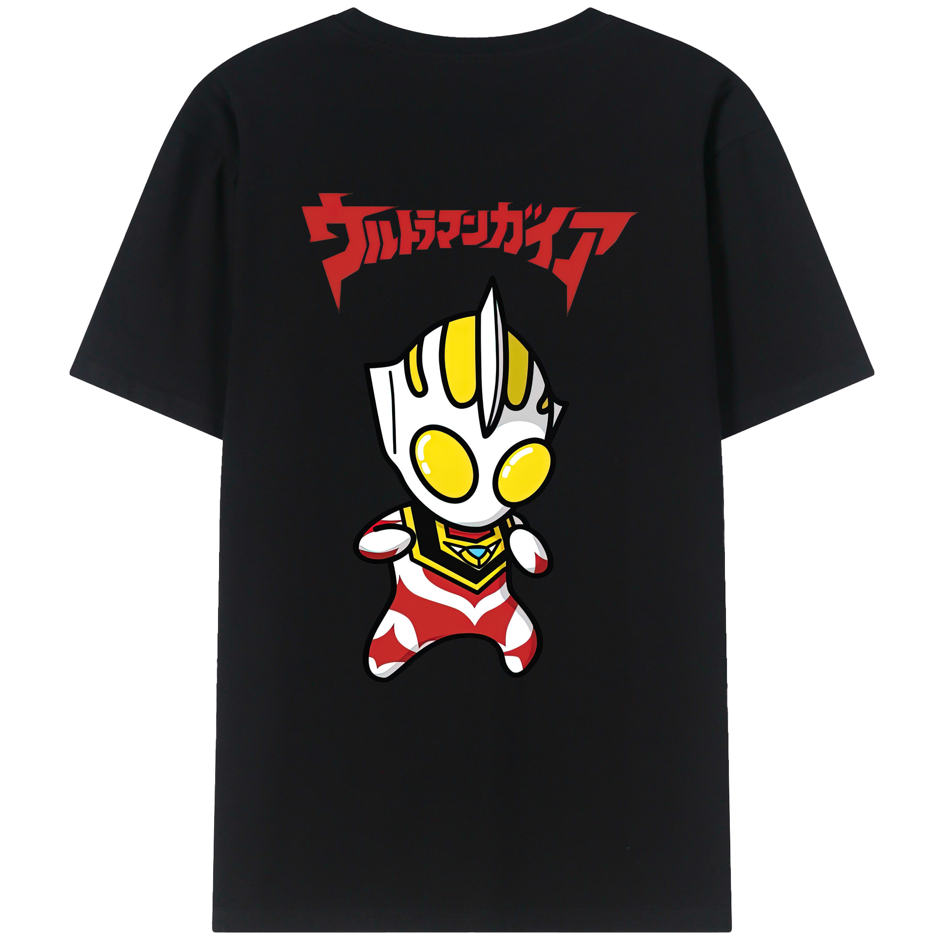 （画像用） ウルトラマン Ultraman 綿100％ メンズ半袖Tシャツ（バックプリント） 通気性