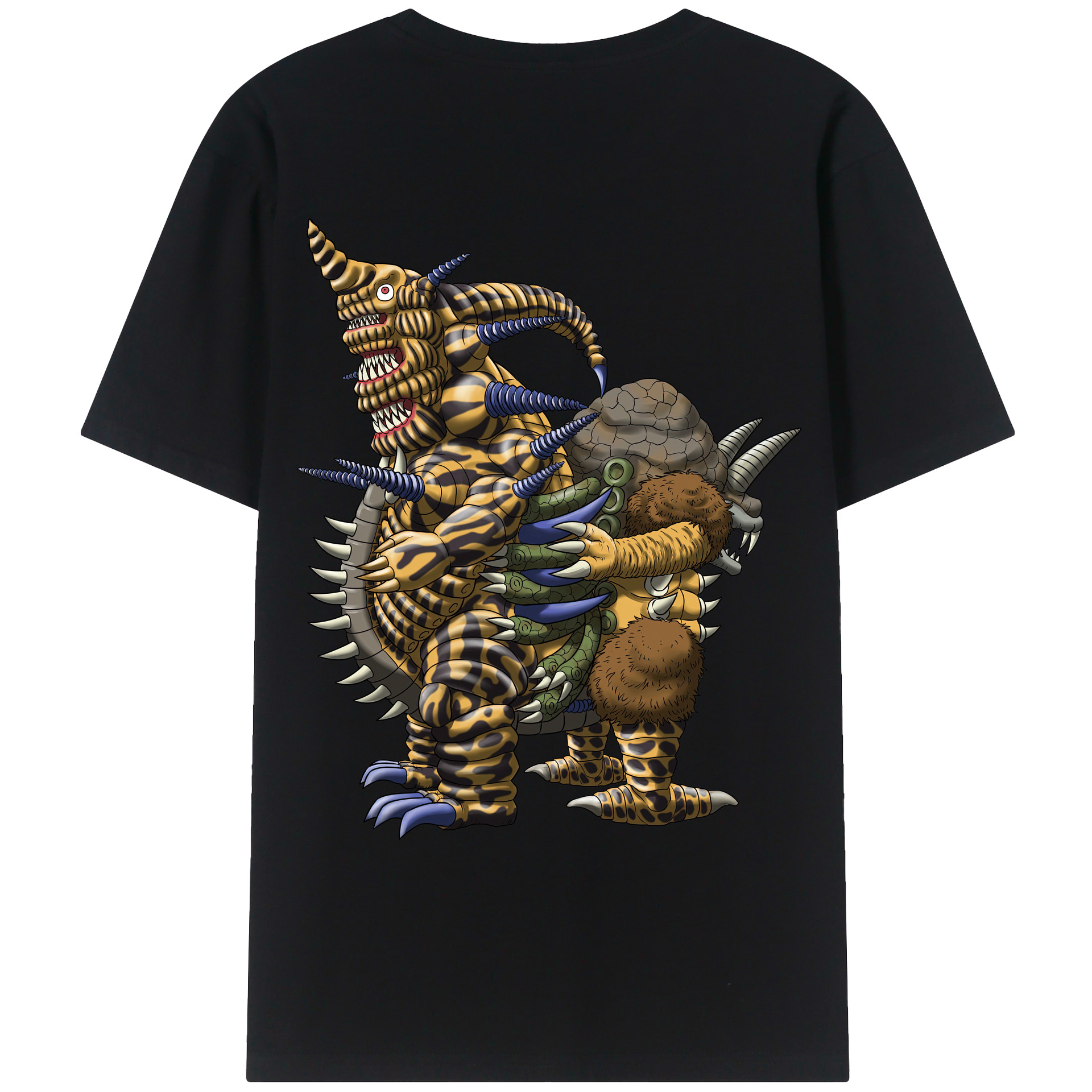 （画像用） ウルトラマン Ultraman 綿100％ メンズ半袖Tシャツ（バックプリント） 通気性