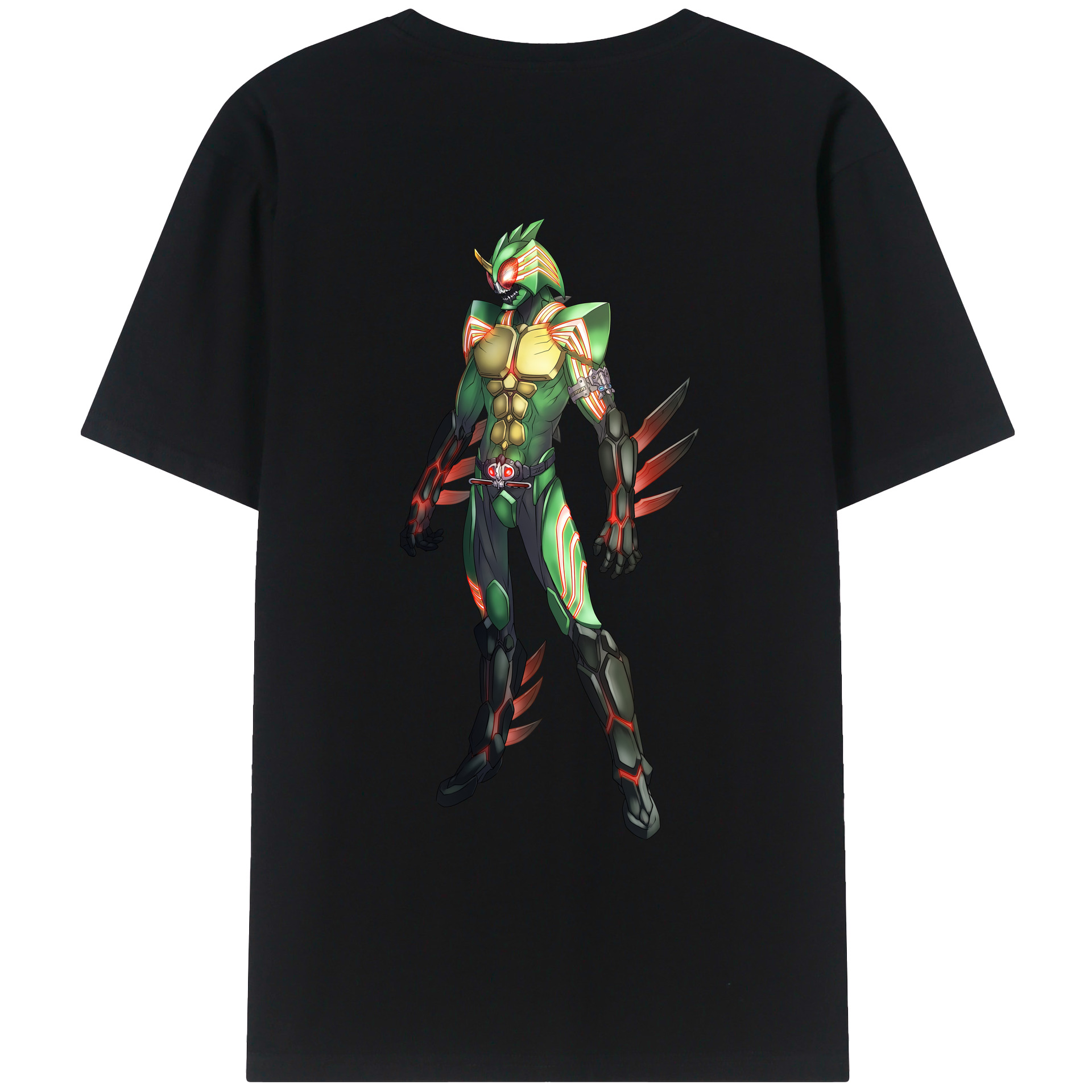 （画像用） ウルトラマン Ultraman 綿100％ メンズ半袖Tシャツ（バックプリント） 通気性