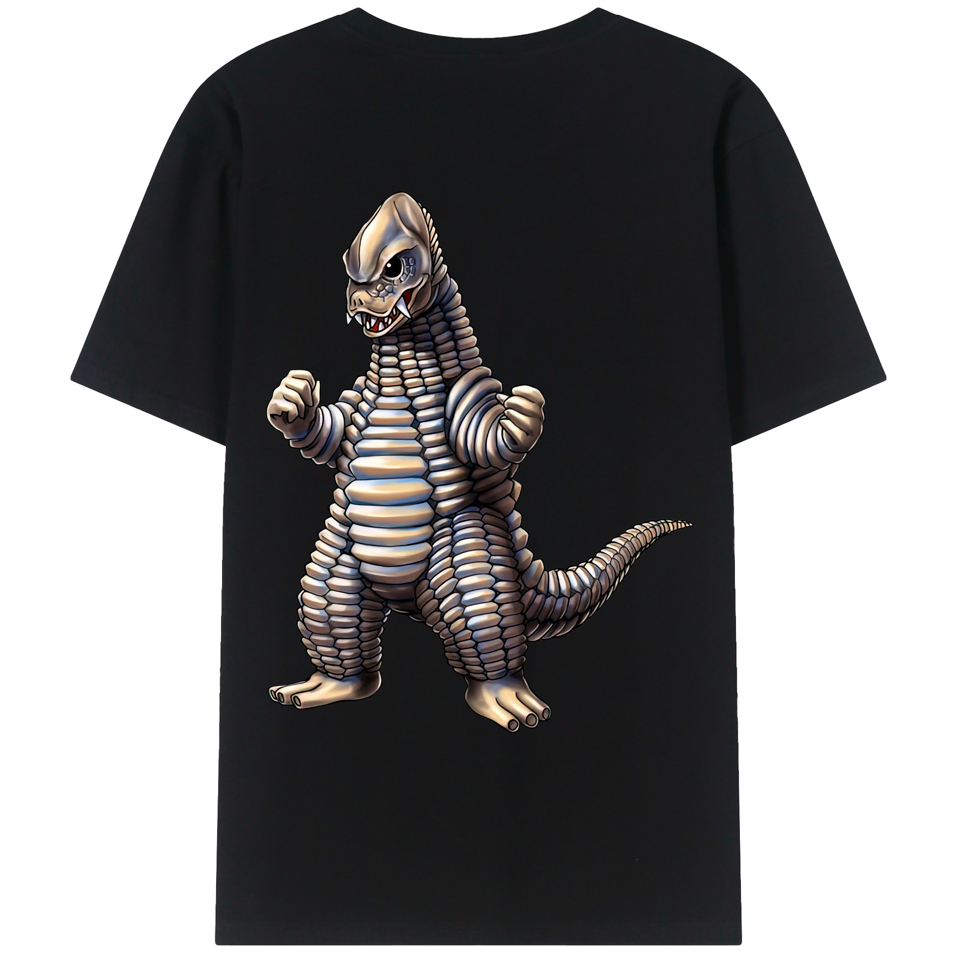 （画像用） ウルトラマン Ultraman 綿100％ メンズ半袖Tシャツ（バックプリント） 通気性