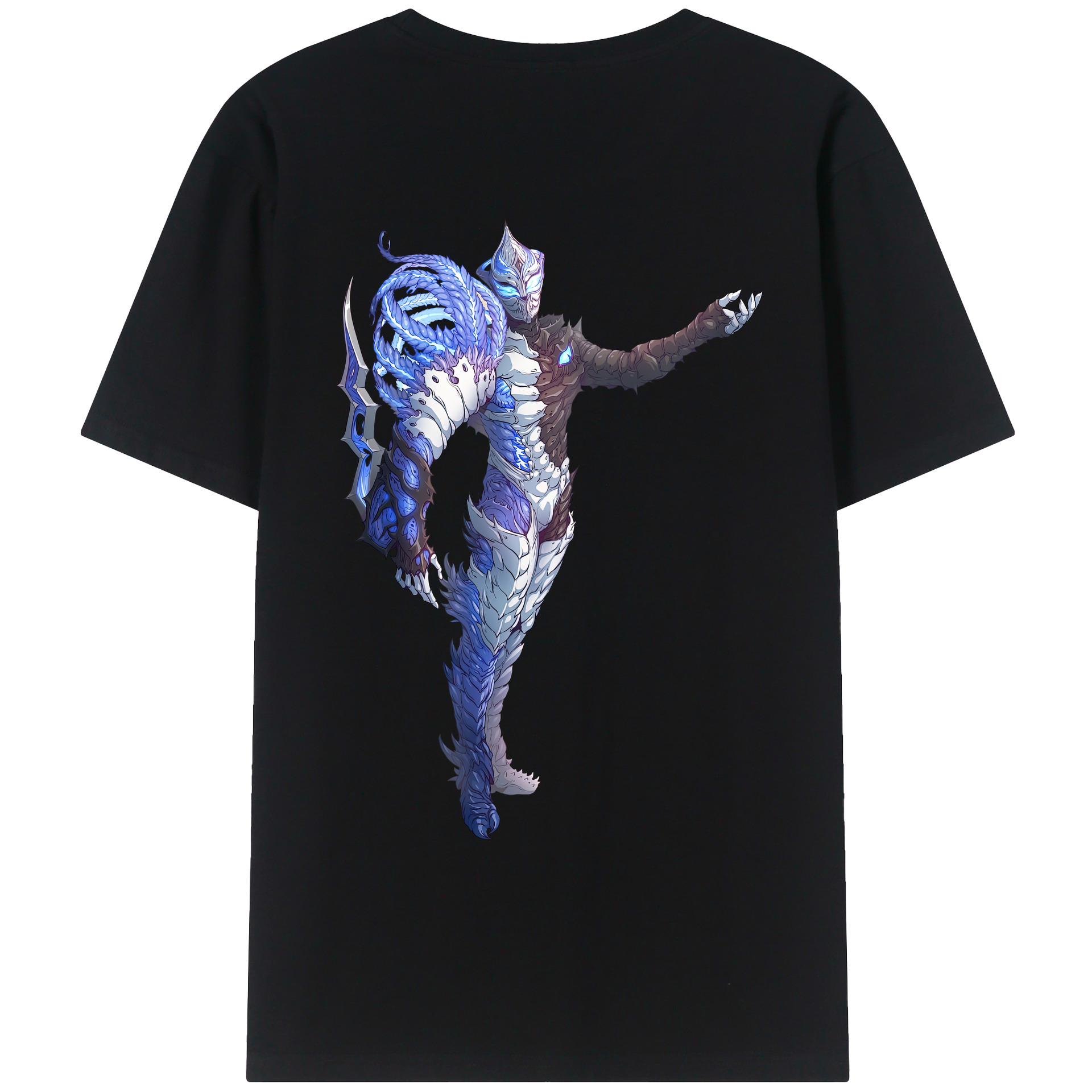 （画像用） ウルトラマン Ultraman 綿100％ メンズ半袖Tシャツ（バックプリント） 通気性