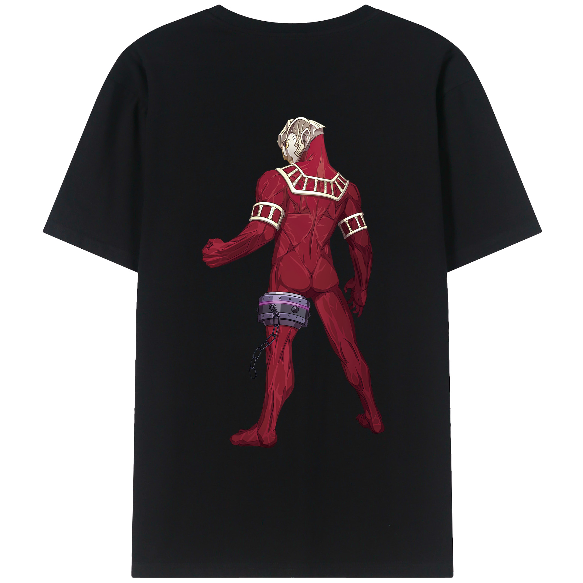 （画像用） ウルトラマン Ultraman 綿100％ メンズ半袖Tシャツ（バックプリント） 通気性