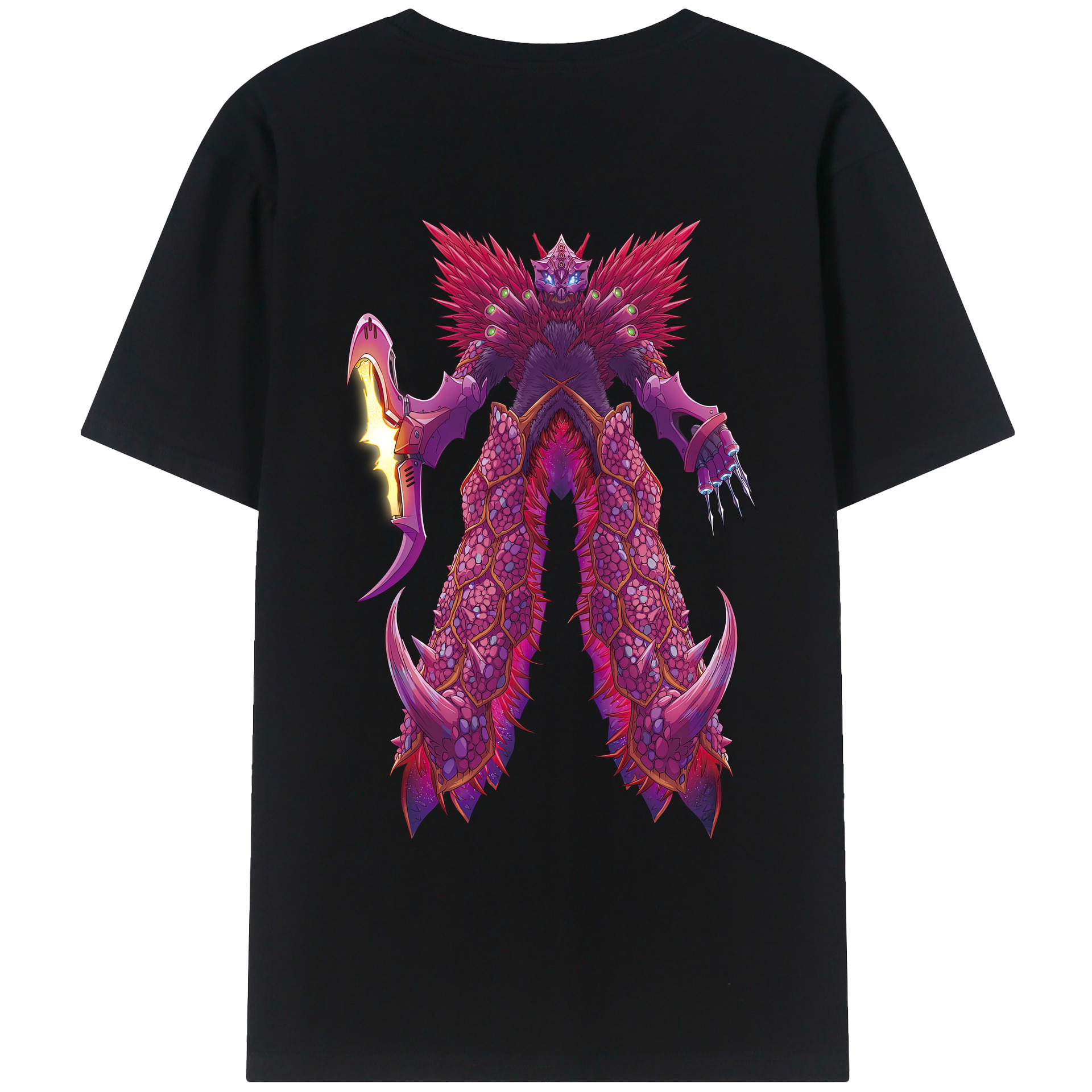（画像用） ウルトラマン Ultraman 綿100％ メンズ半袖Tシャツ（バックプリント） 通気性