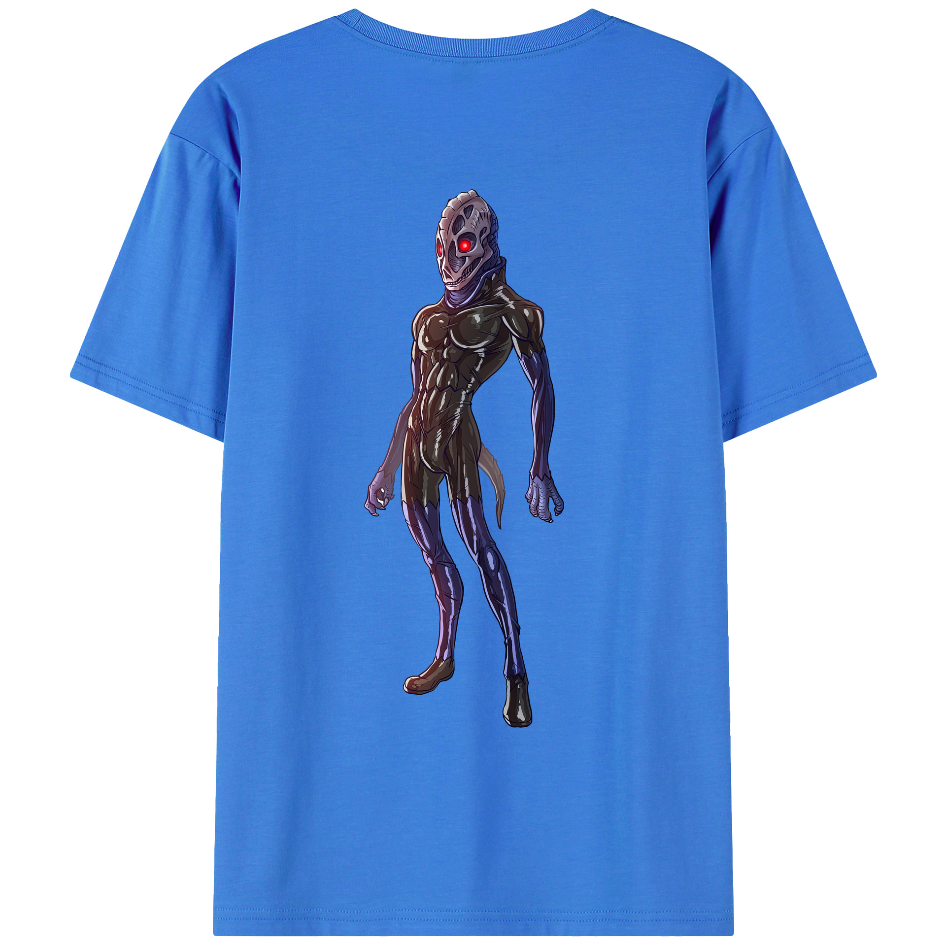 （画像用） ウルトラマン Ultraman 綿100％ メンズ半袖Tシャツ（バックプリント） 通気性