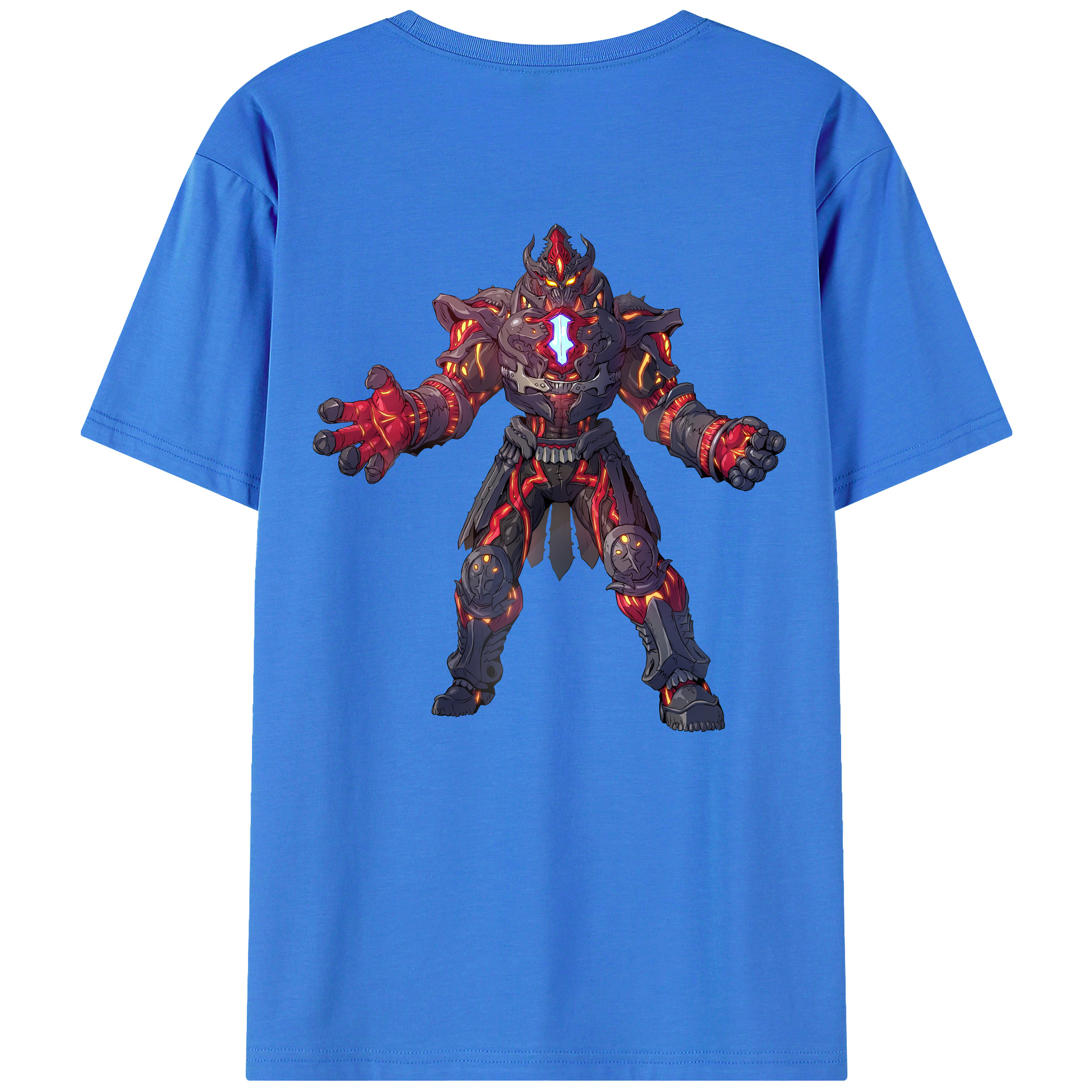 （画像用） ウルトラマン Ultraman 綿100％ メンズ半袖Tシャツ（バックプリント） 通気性
