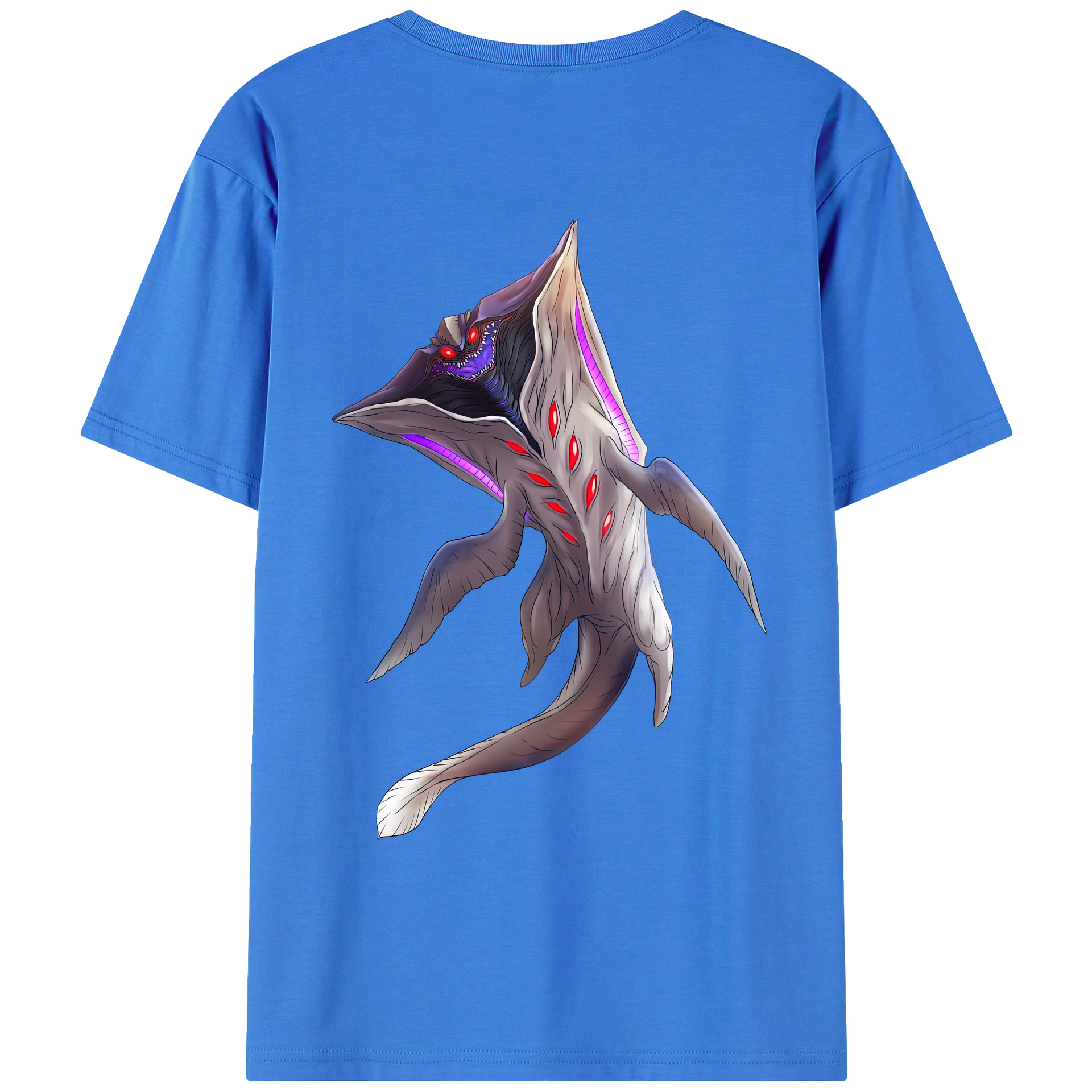 （画像用） ウルトラマン Ultraman 綿100％ メンズ半袖Tシャツ（バックプリント） 通気性