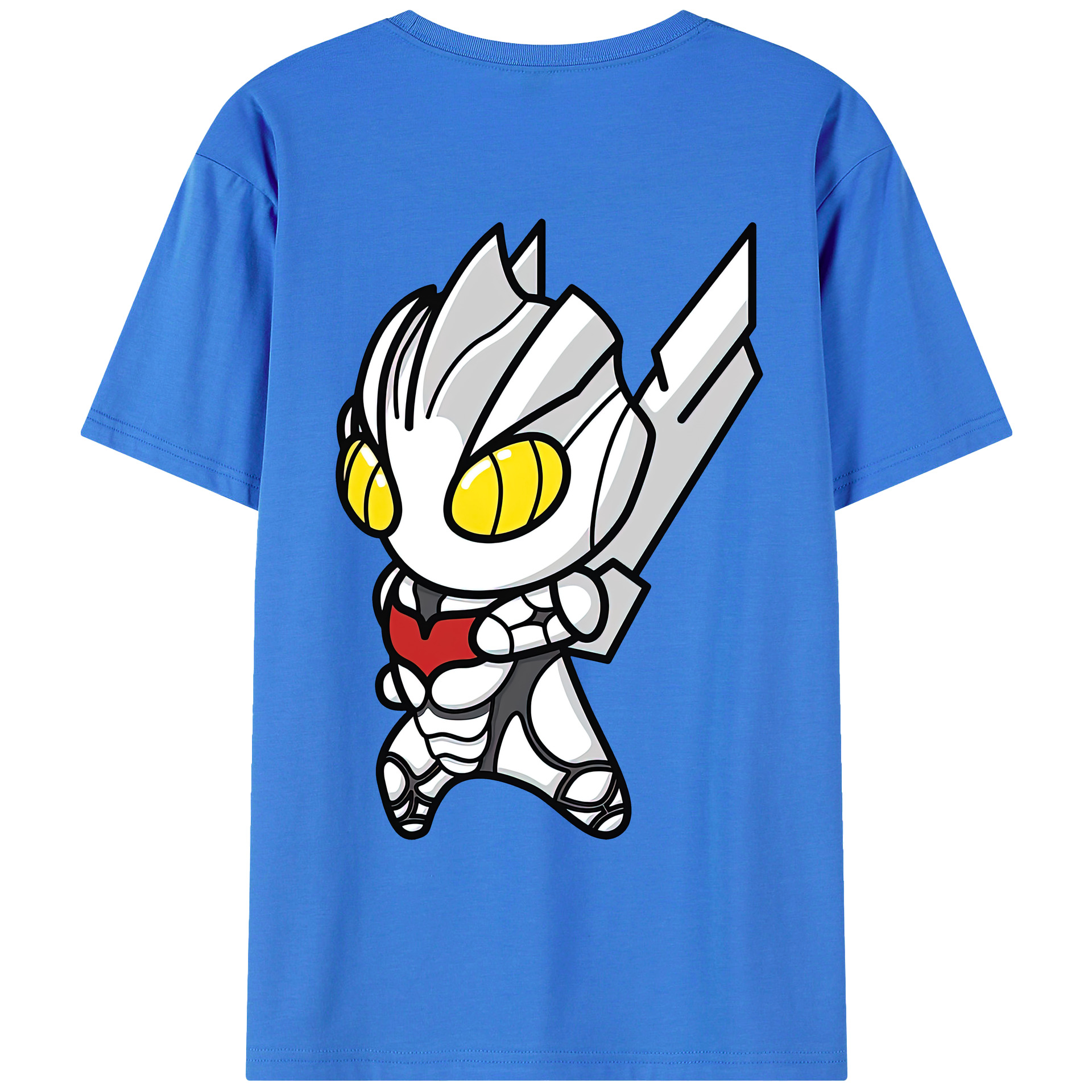 （画像用） ウルトラマン Ultraman 綿100％ メンズ半袖Tシャツ（バックプリント） 通気性