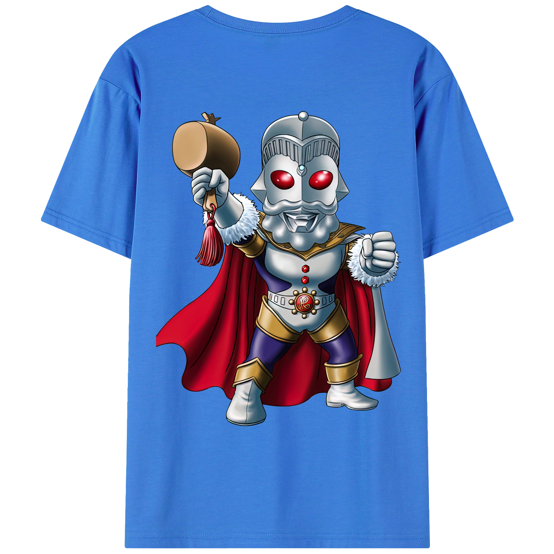 （画像用） ウルトラマン Ultraman 綿100％ メンズ半袖Tシャツ（バックプリント） 通気性