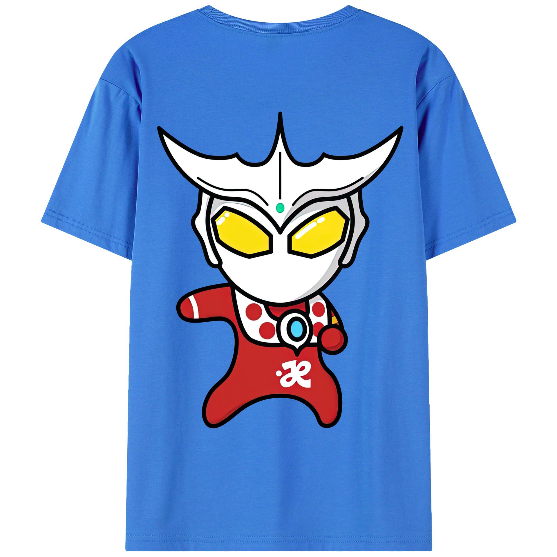 （画像用） ウルトラマン Ultraman 綿100％ メンズ半袖Tシャツ（バックプリント） 通気性