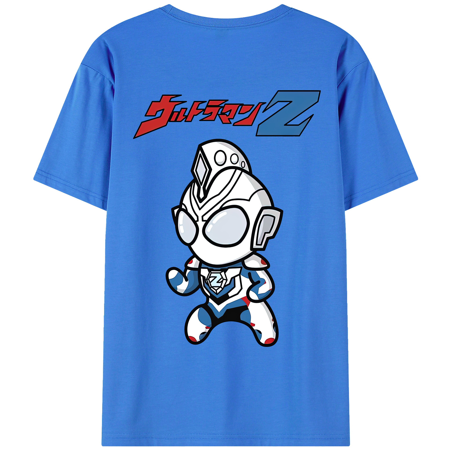 （画像用） ウルトラマン Ultraman 綿100％ メンズ半袖Tシャツ（バックプリント） 通気性