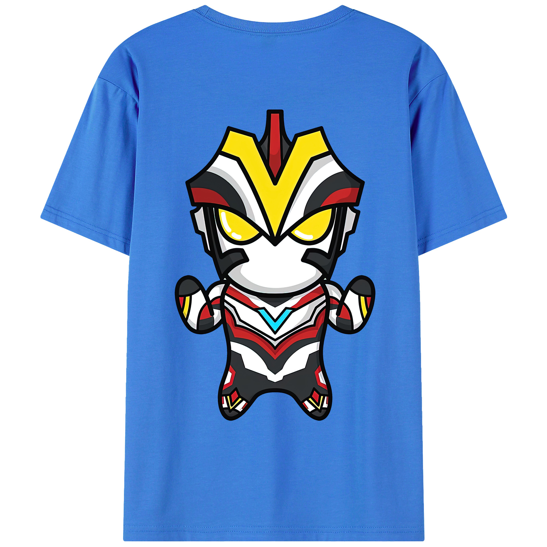 （画像用） ウルトラマン Ultraman 綿100％ メンズ半袖Tシャツ（バックプリント） 通気性