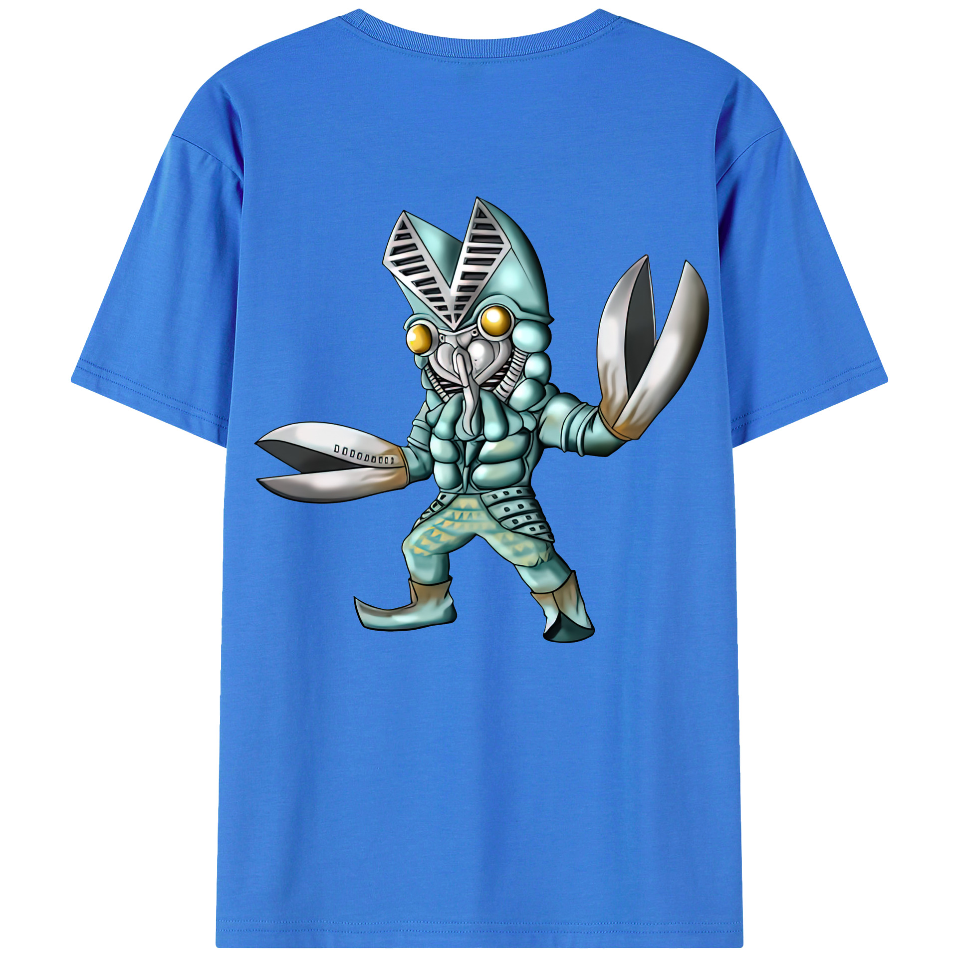 （画像用） ウルトラマン Ultraman 綿100％ メンズ半袖Tシャツ（バックプリント） 通気性