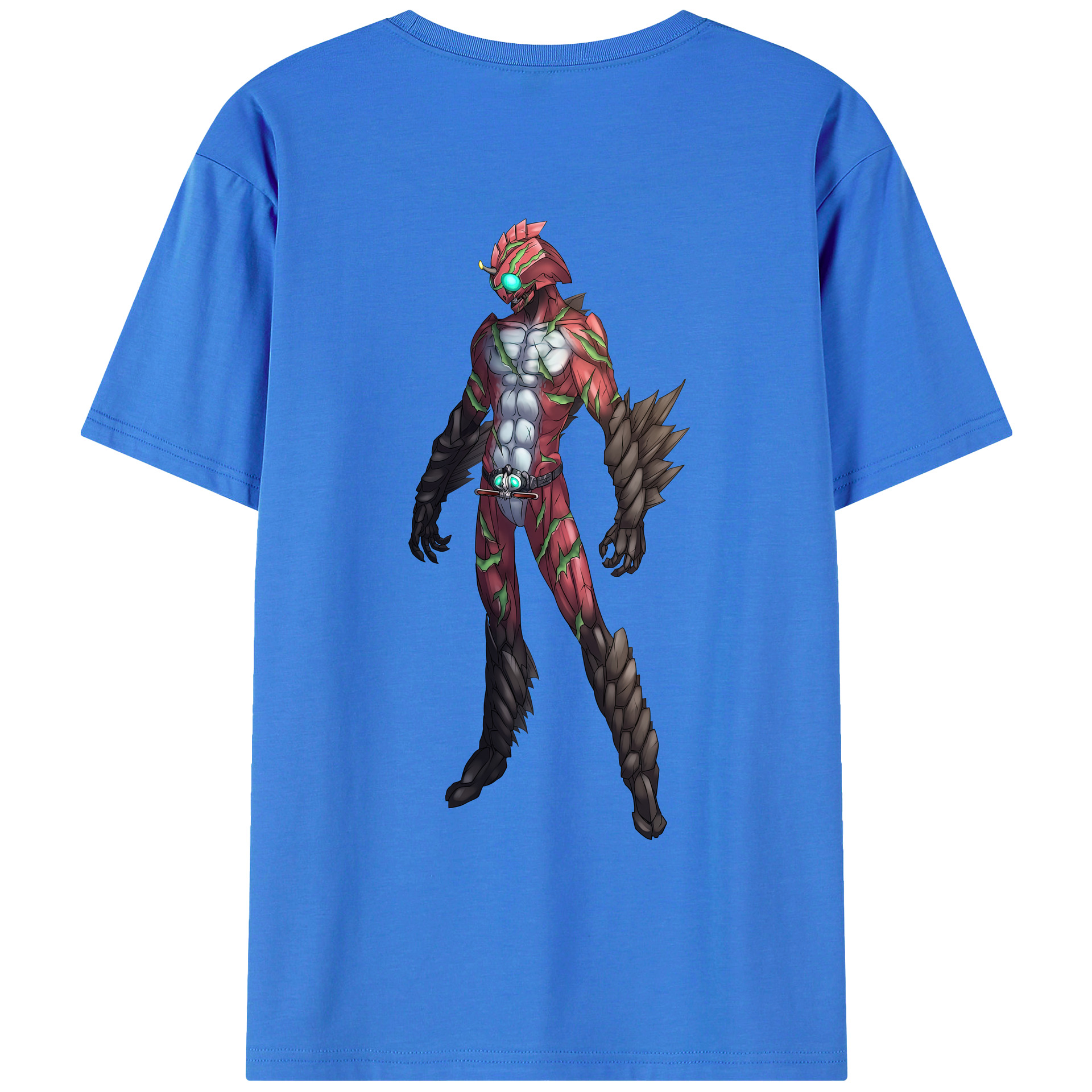 （画像用） ウルトラマン Ultraman 綿100％ メンズ半袖Tシャツ（バックプリント） 通気性