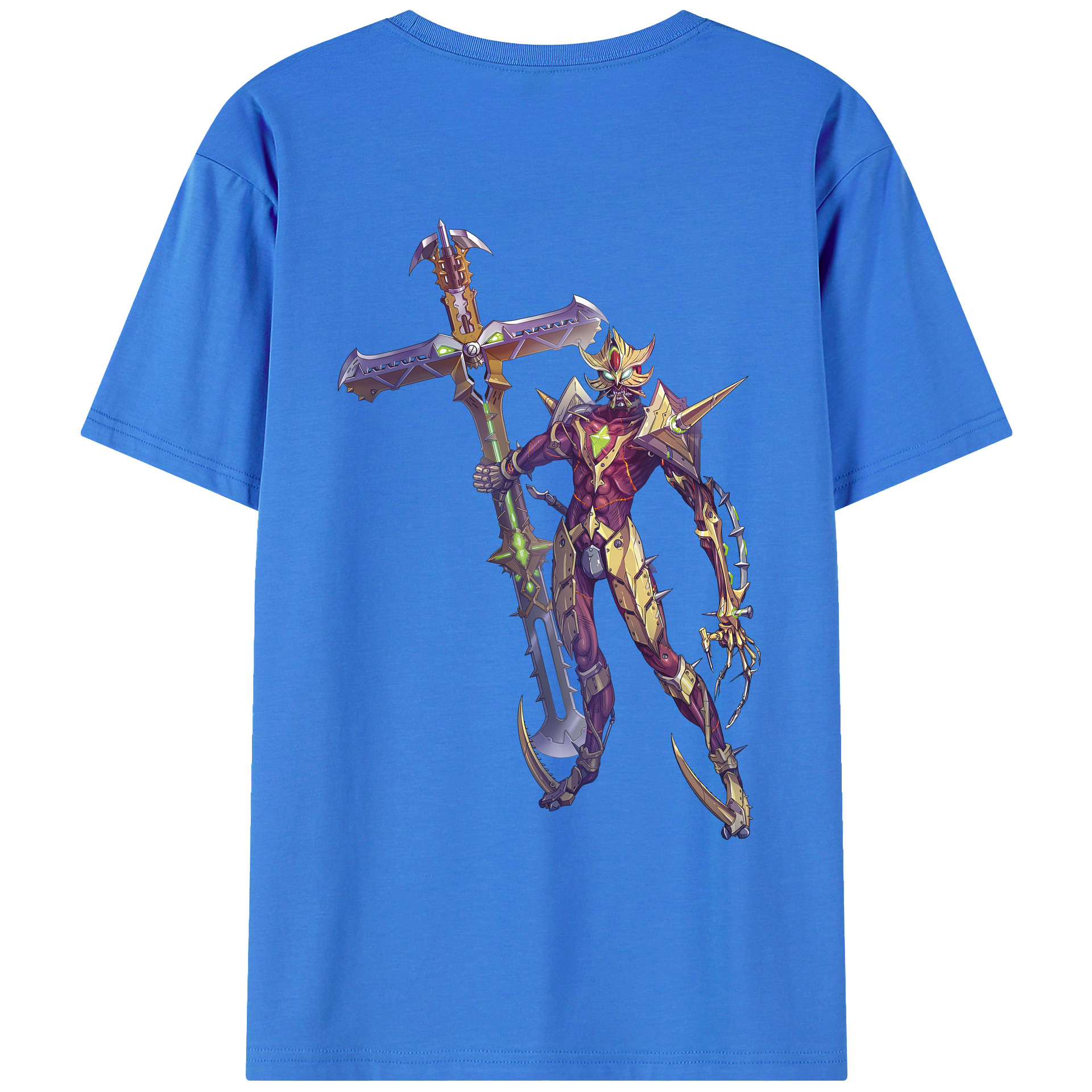 （画像用） ウルトラマン Ultraman 綿100％ メンズ半袖Tシャツ（バックプリント） 通気性