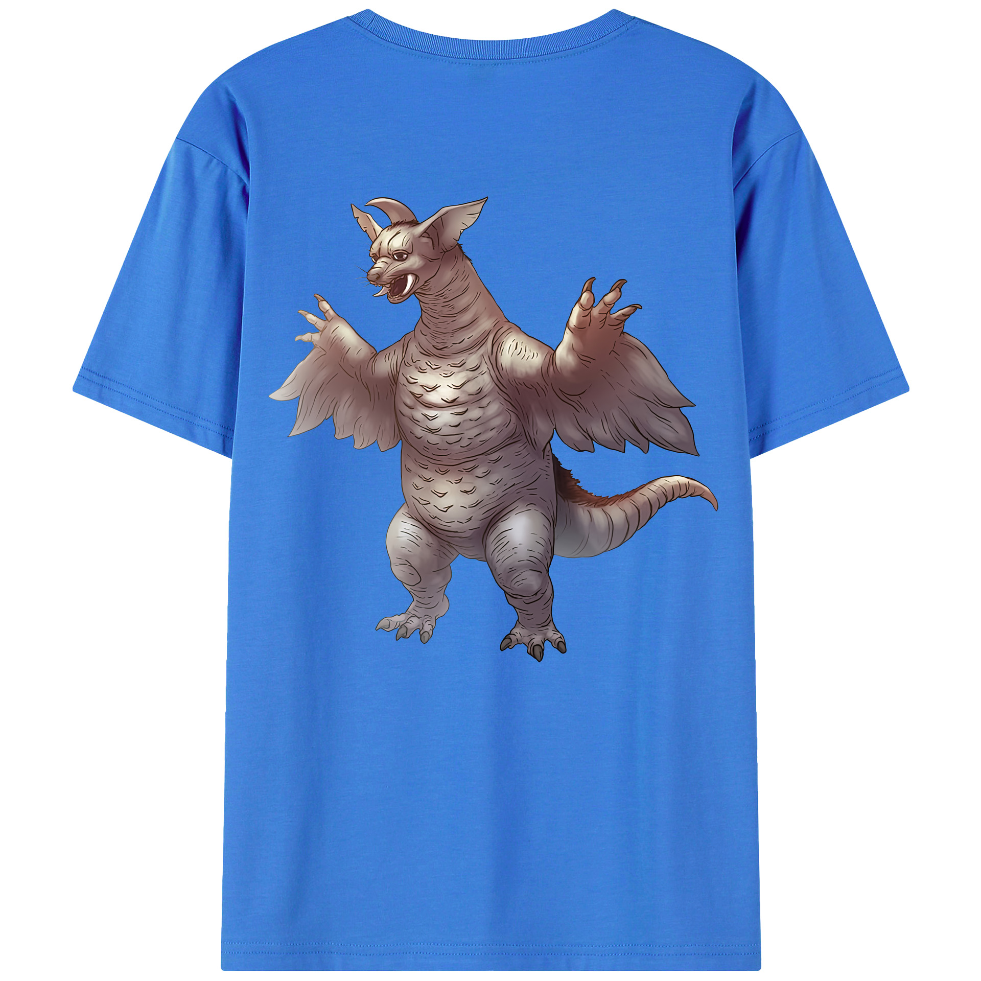（画像用） ウルトラマン Ultraman 綿100％ メンズ半袖Tシャツ（バックプリント） 通気性