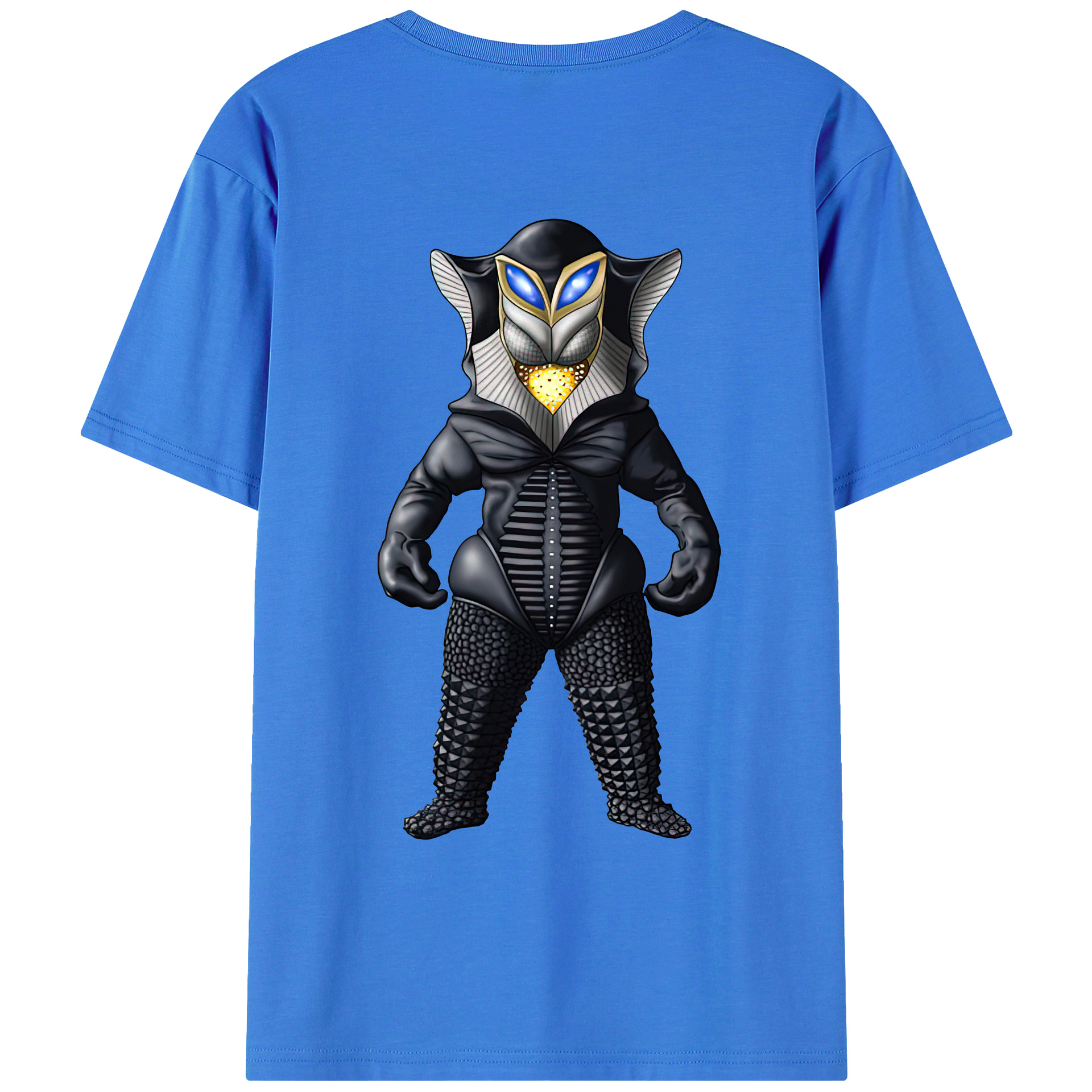 （画像用） ウルトラマン Ultraman 綿100％ メンズ半袖Tシャツ（バックプリント） 通気性