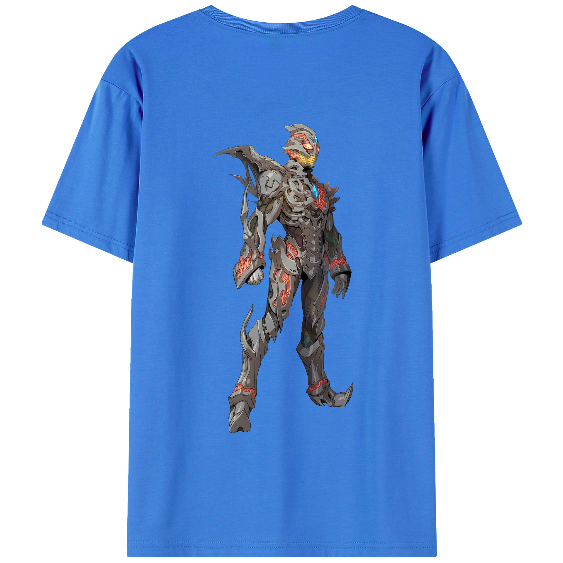（画像用） ウルトラマン Ultraman 綿100％ メンズ半袖Tシャツ（バックプリント） 通気性