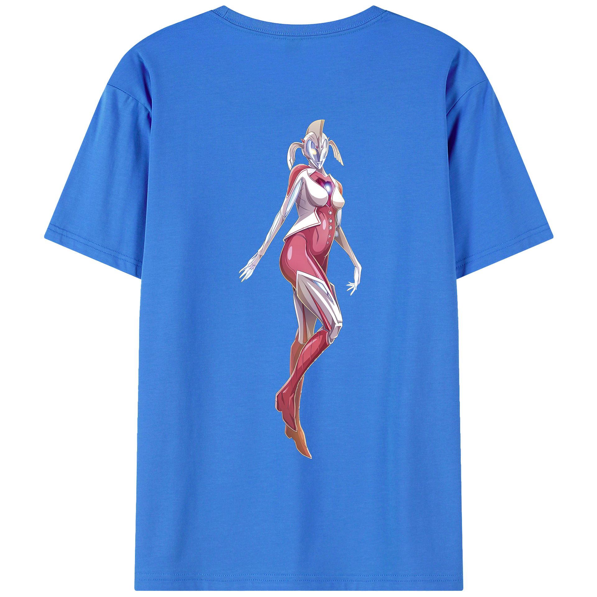 （画像用） ウルトラマン Ultraman 綿100％ メンズ半袖Tシャツ（バックプリント） 通気性