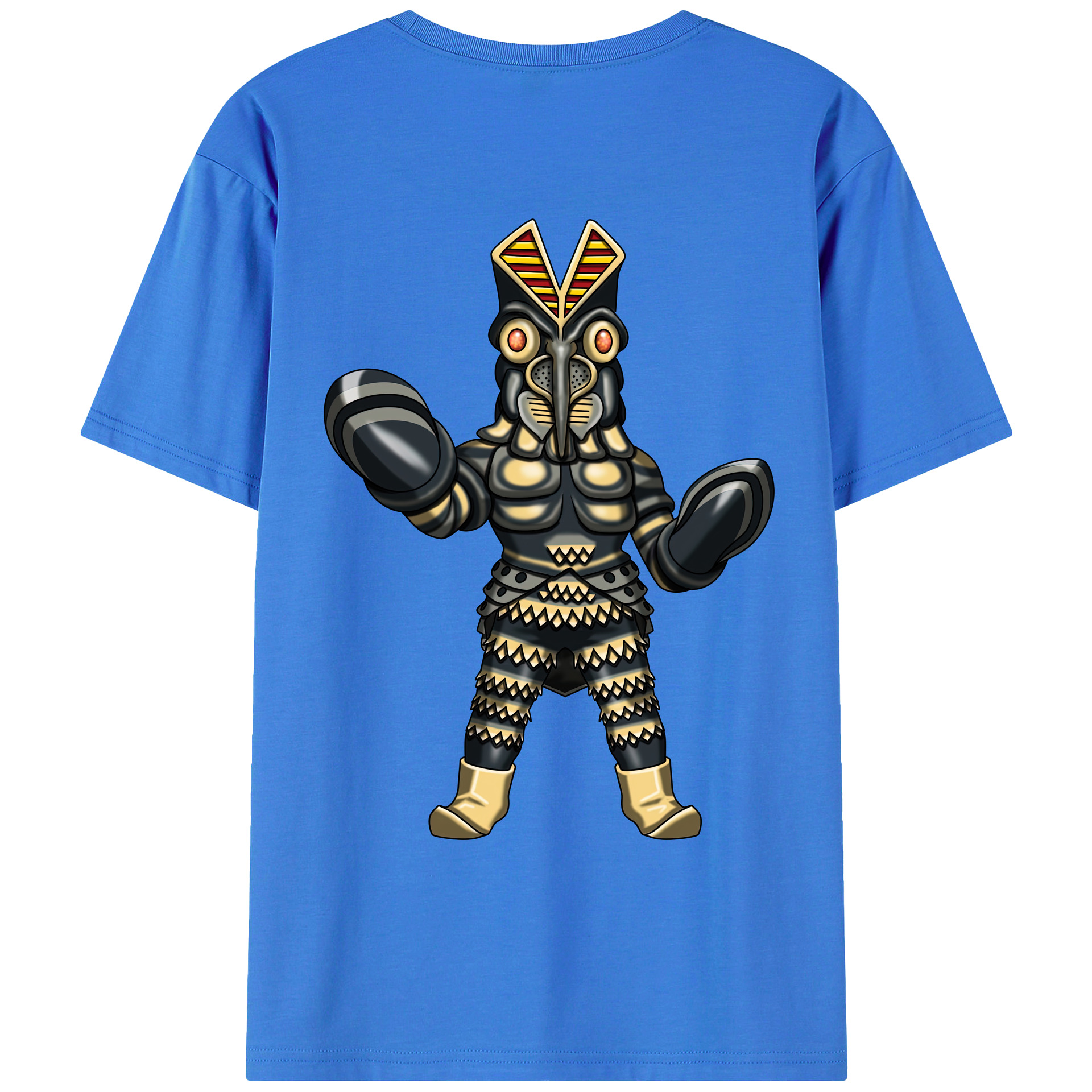 （画像用） ウルトラマン Ultraman 綿100％ メンズ半袖Tシャツ（バックプリント） 通気性