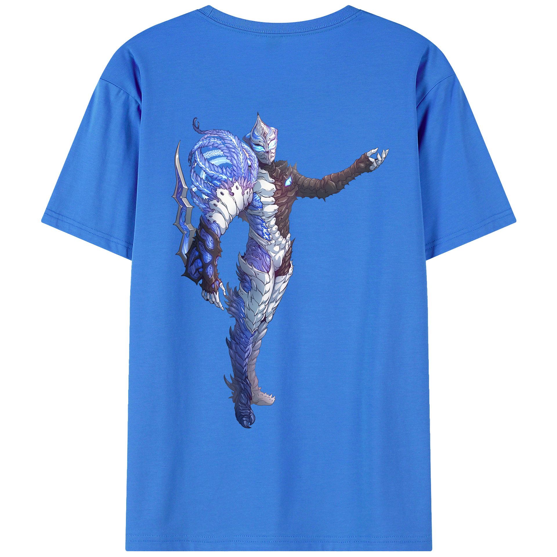 （画像用） ウルトラマン Ultraman 綿100％ メンズ半袖Tシャツ（バックプリント） 通気性