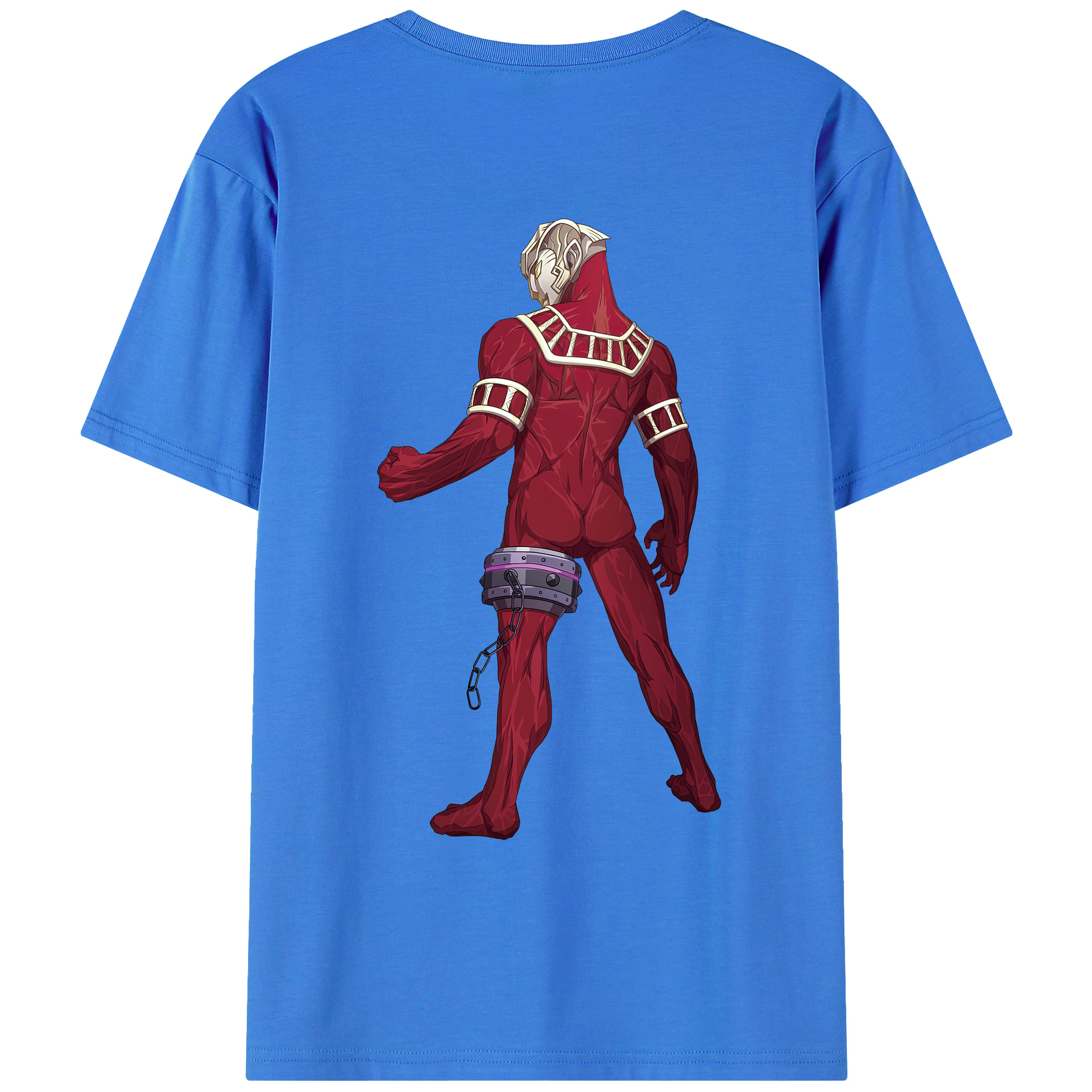 （画像用） ウルトラマン Ultraman 綿100％ メンズ半袖Tシャツ（バックプリント） 通気性