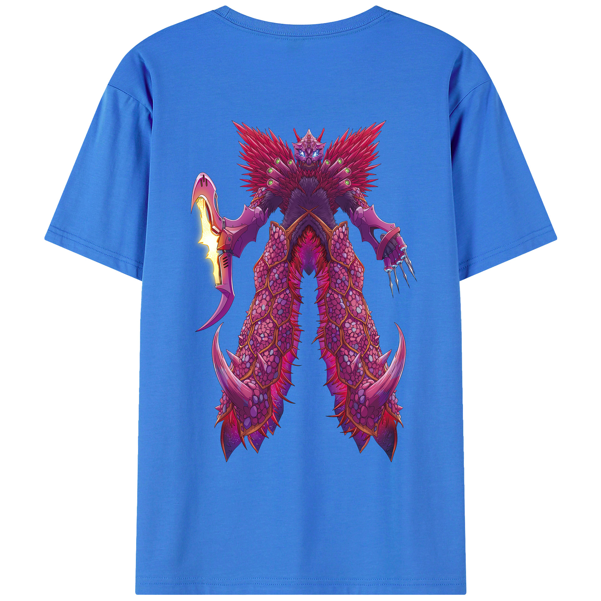 （画像用） ウルトラマン Ultraman 綿100％ メンズ半袖Tシャツ（バックプリント） 通気性