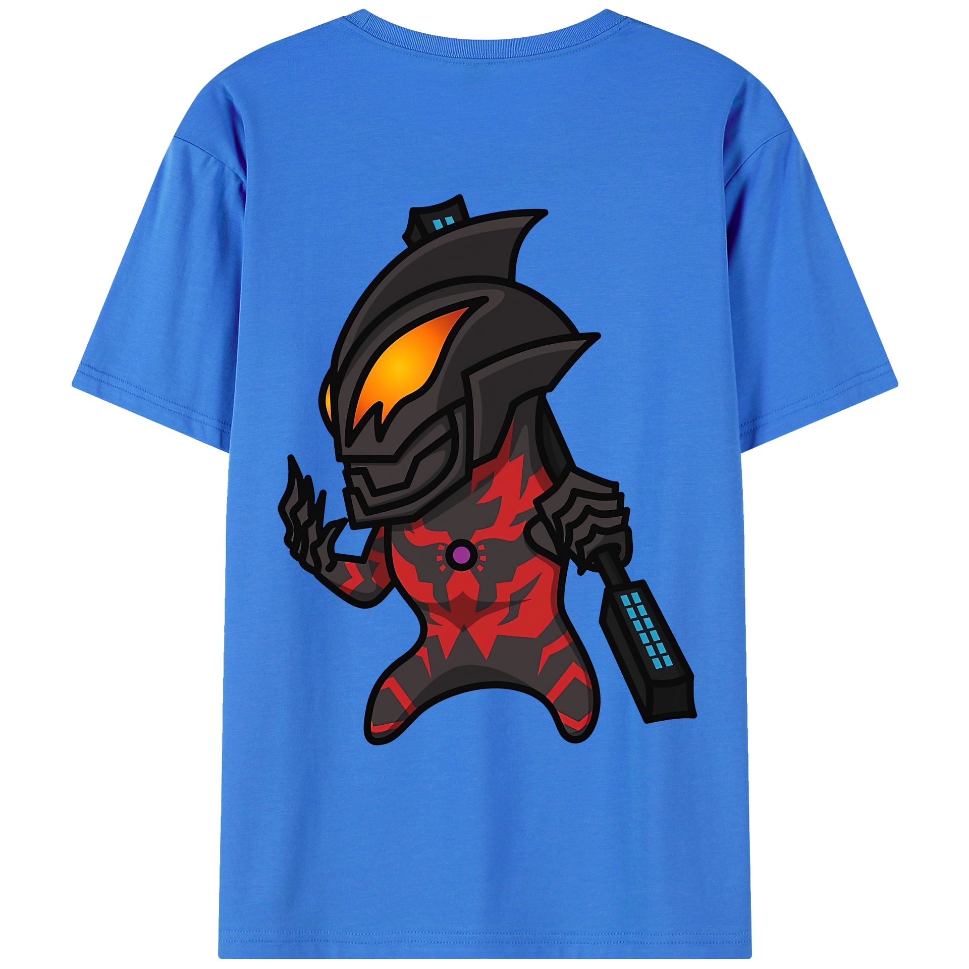 （画像用） ウルトラマン Ultraman 綿100％ メンズ半袖Tシャツ（バックプリント） 通気性