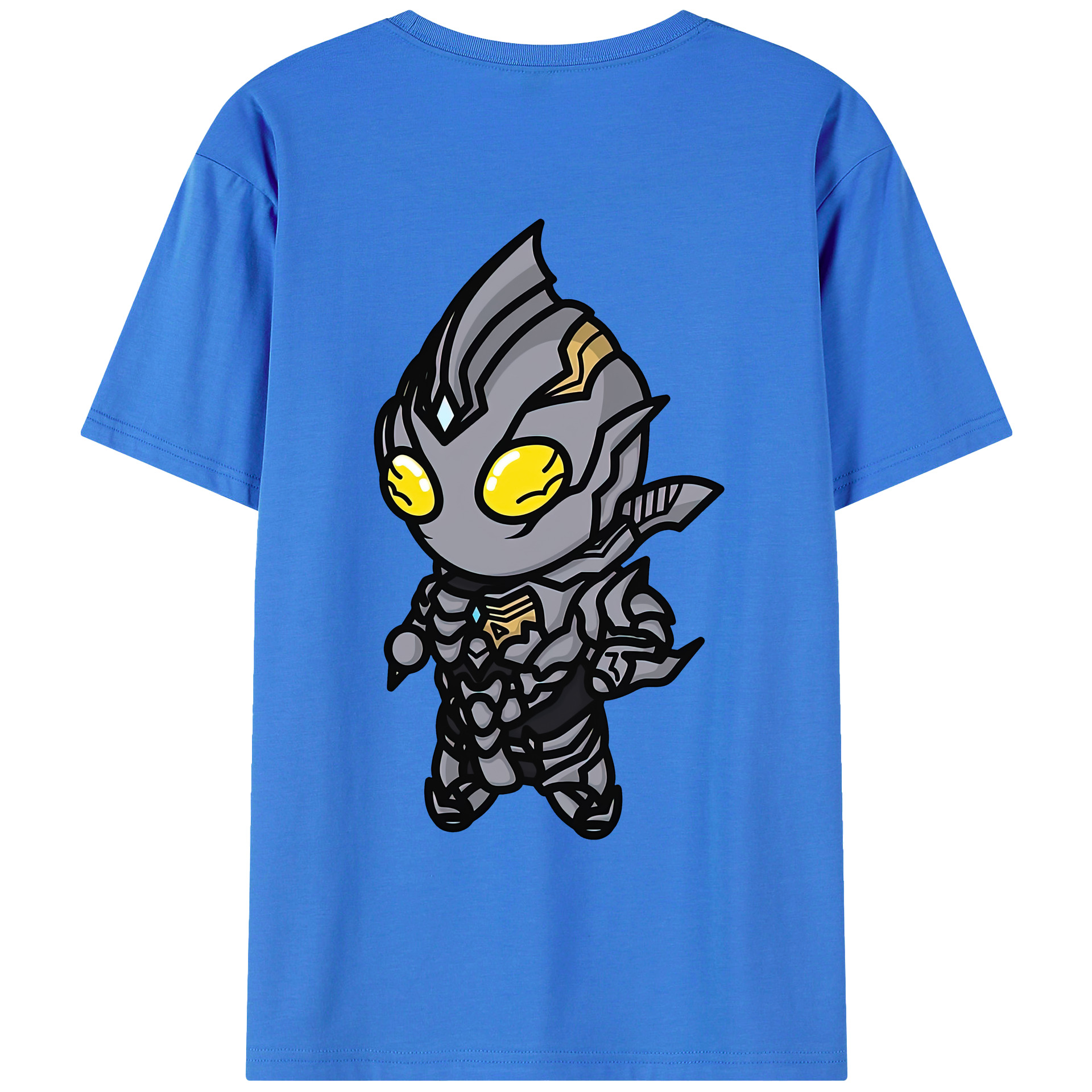 （画像用） ウルトラマン Ultraman 綿100％ メンズ半袖Tシャツ（バックプリント） 通気性