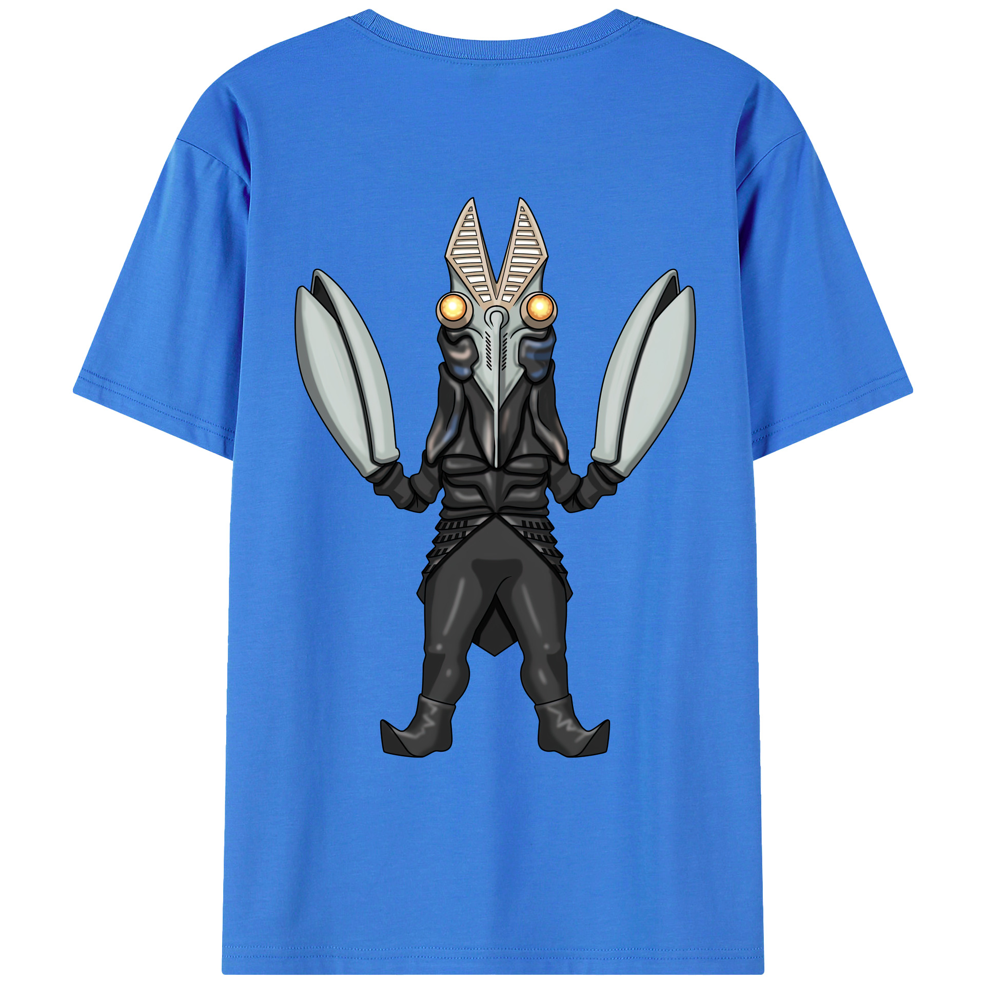 （画像用） ウルトラマン Ultraman 綿100％ メンズ半袖Tシャツ（バックプリント） 通気性
