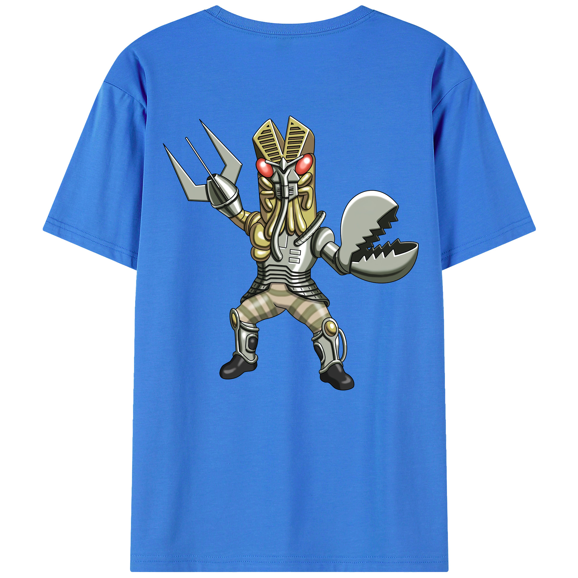 （画像用） ウルトラマン Ultraman 綿100％ メンズ半袖Tシャツ（バックプリント） 通気性