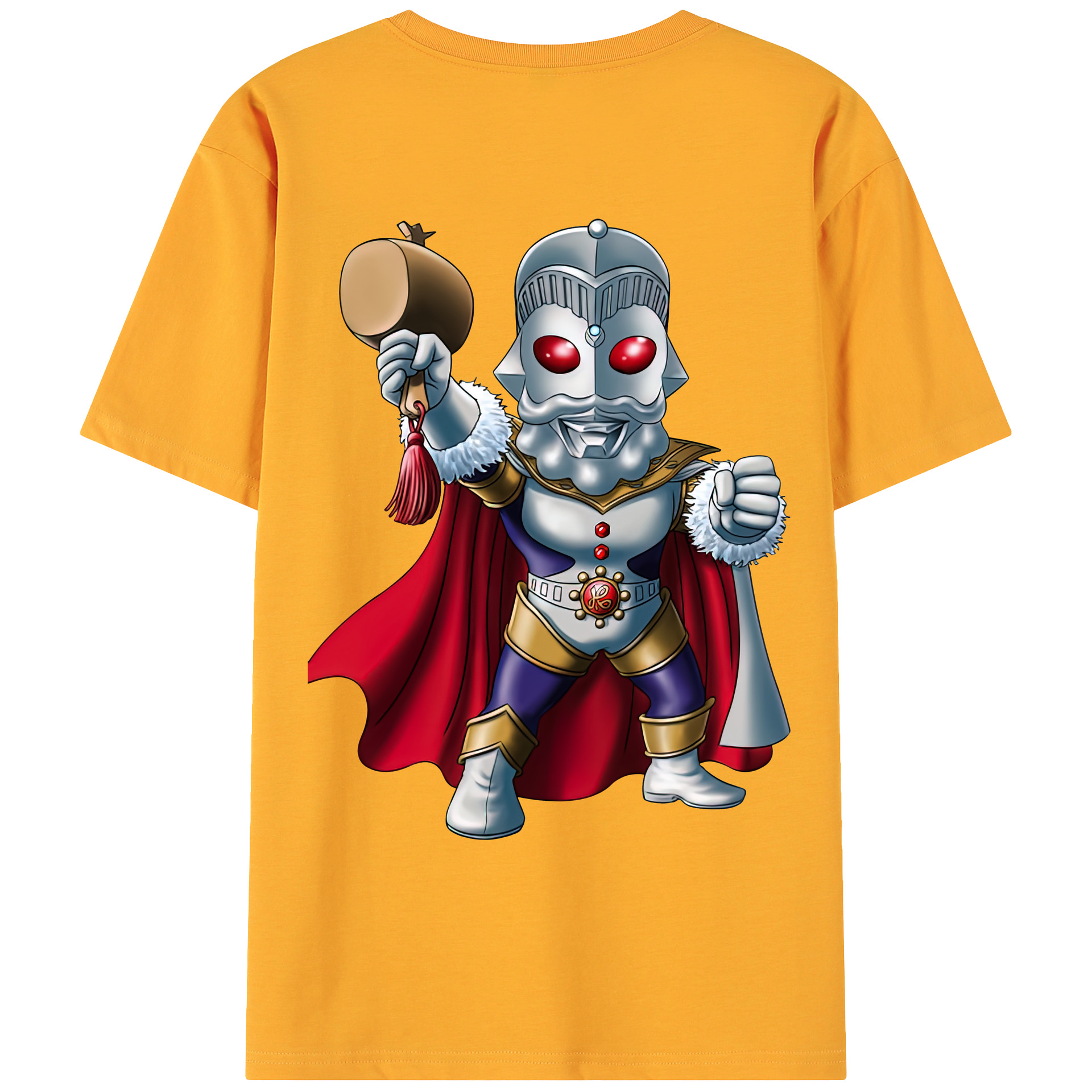 （画像用） ウルトラマン Ultraman 綿100％ メンズ半袖Tシャツ（バックプリント） 通気性