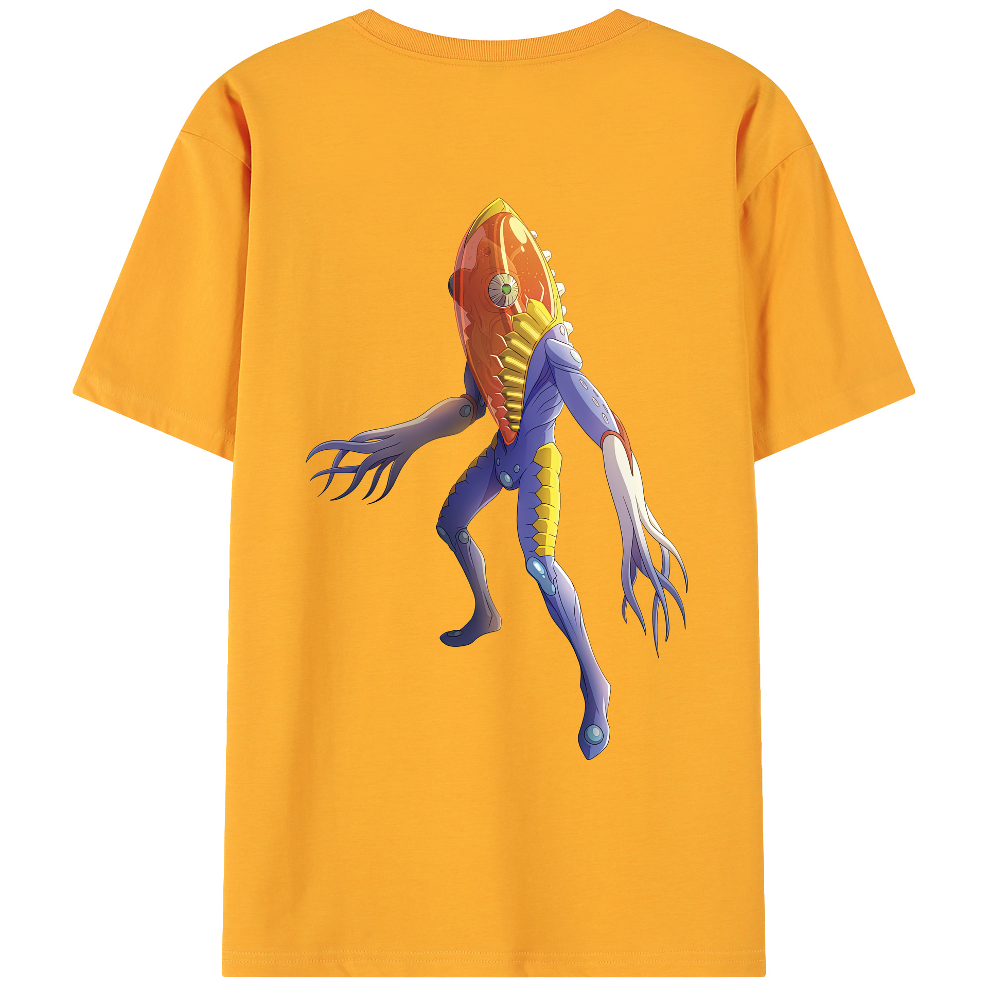 （画像用） ウルトラマン Ultraman 綿100％ メンズ半袖Tシャツ（バックプリント） 通気性