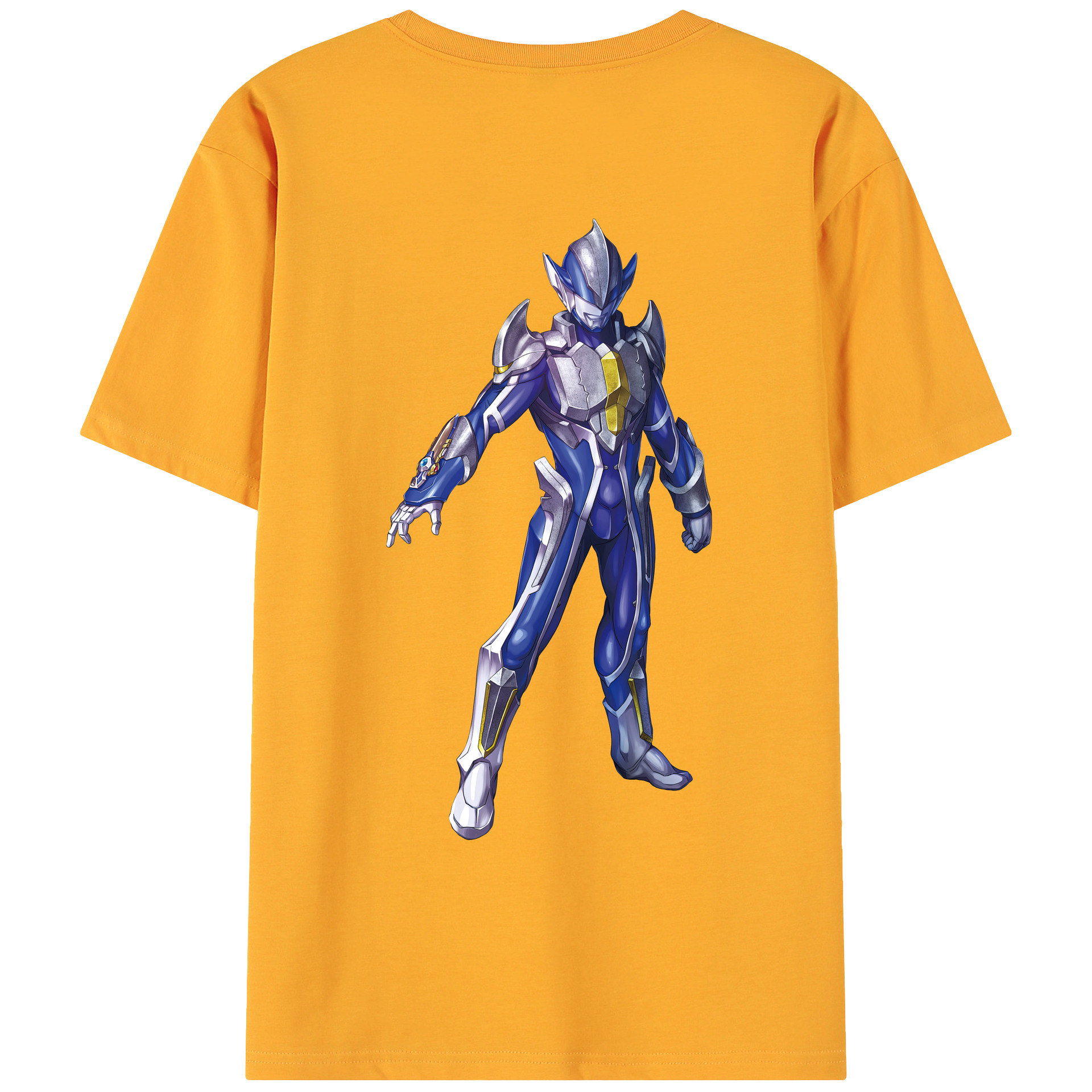 （画像用） ウルトラマン Ultraman 綿100％ メンズ半袖Tシャツ（バックプリント） 通気性