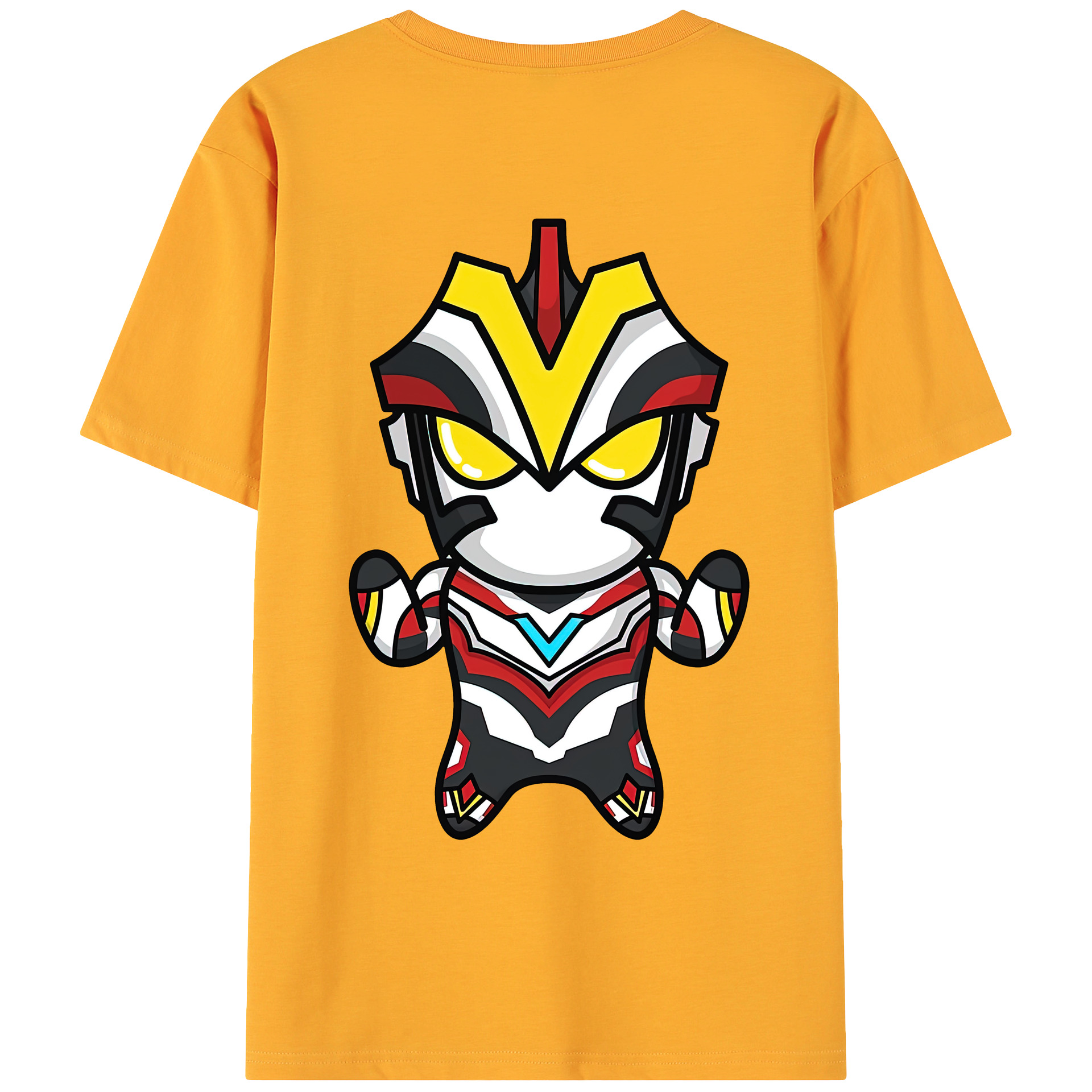 （画像用） ウルトラマン Ultraman 綿100％ メンズ半袖Tシャツ（バックプリント） 通気性
