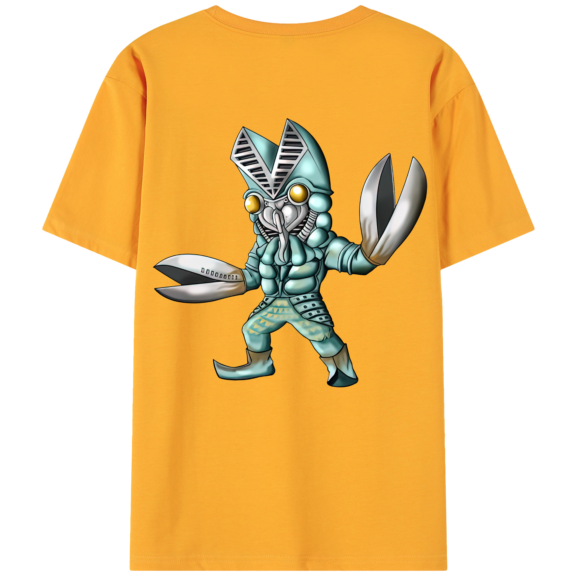 （画像用） ウルトラマン Ultraman 綿100％ メンズ半袖Tシャツ（バックプリント） 通気性