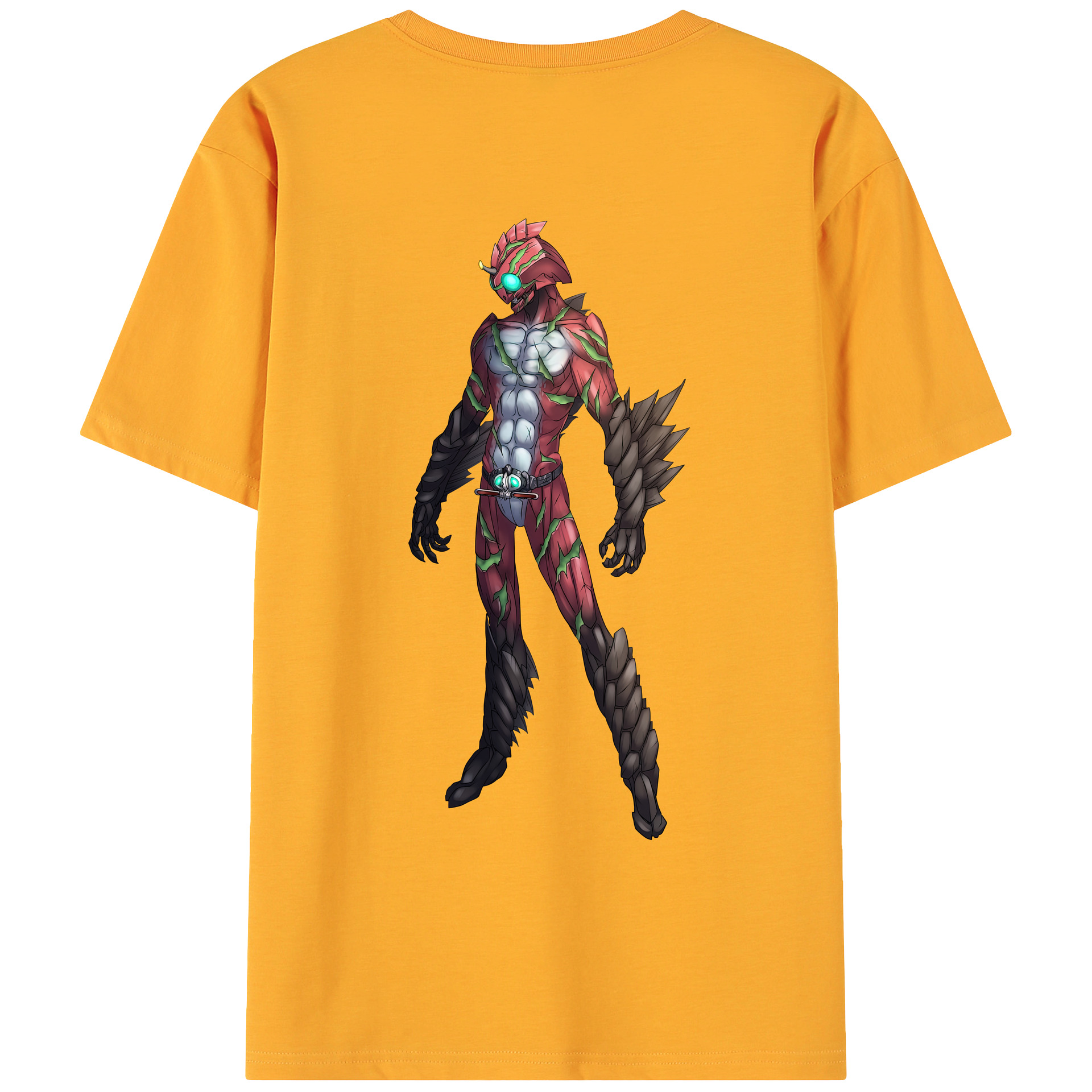 （画像用） ウルトラマン Ultraman 綿100％ メンズ半袖Tシャツ（バックプリント） 通気性