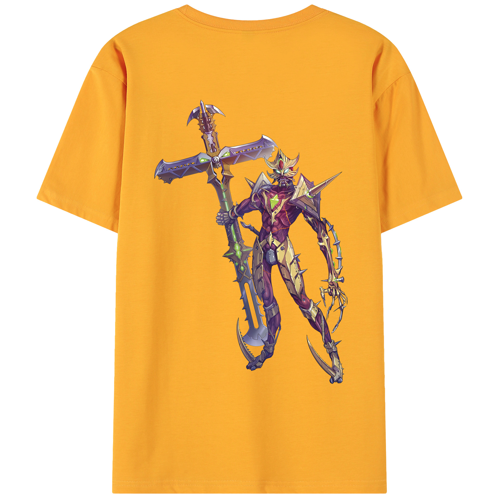 （画像用） ウルトラマン Ultraman 綿100％ メンズ半袖Tシャツ（バックプリント） 通気性