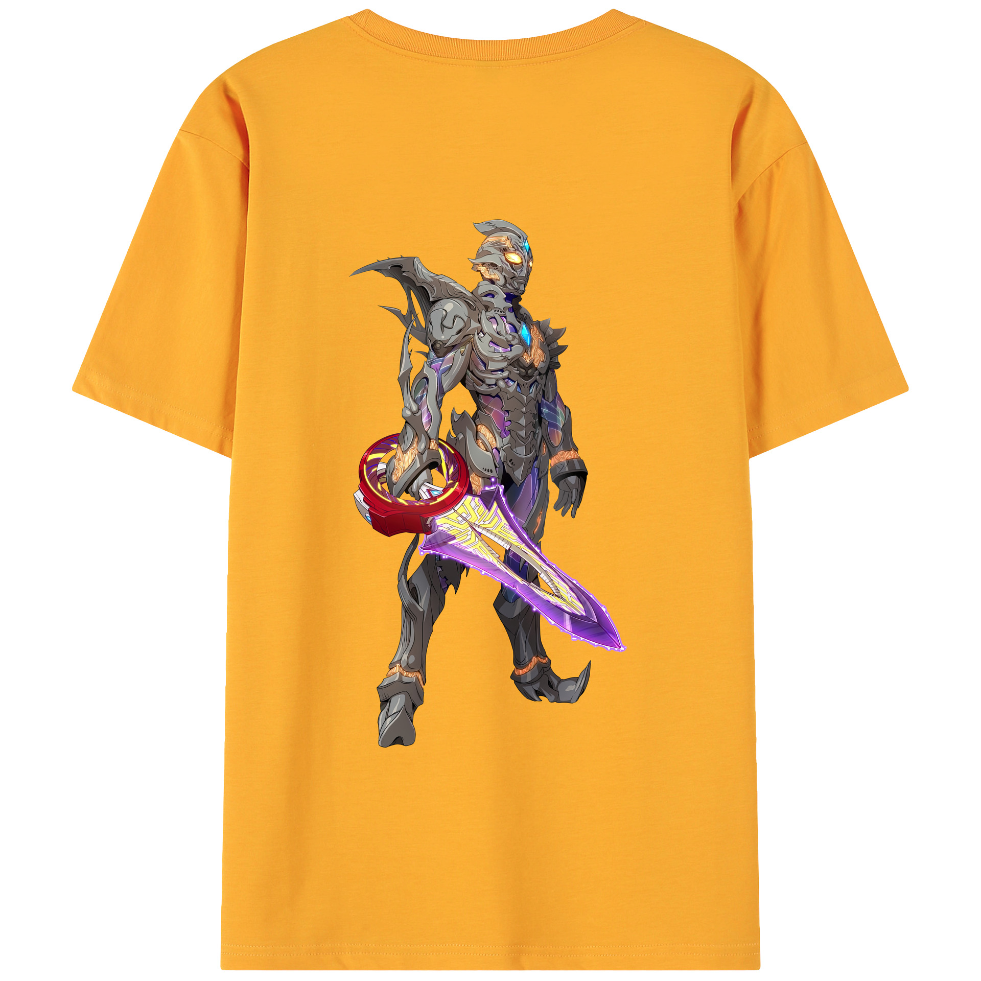 （画像用） ウルトラマン Ultraman 綿100％ メンズ半袖Tシャツ（バックプリント） 通気性