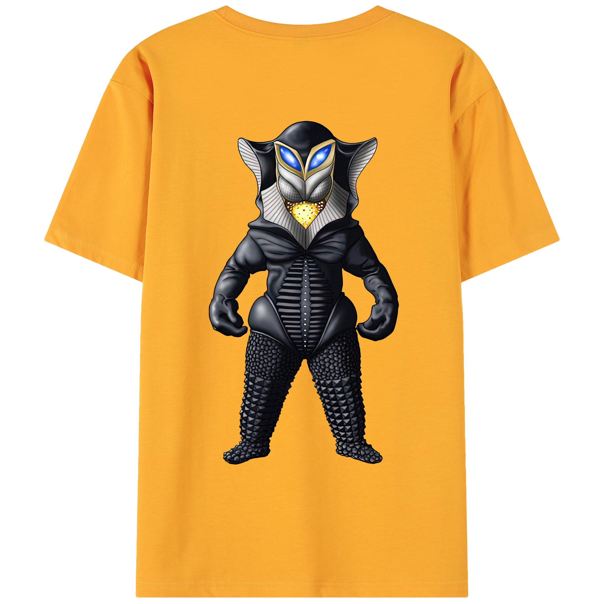 （画像用） ウルトラマン Ultraman 綿100％ メンズ半袖Tシャツ（バックプリント） 通気性