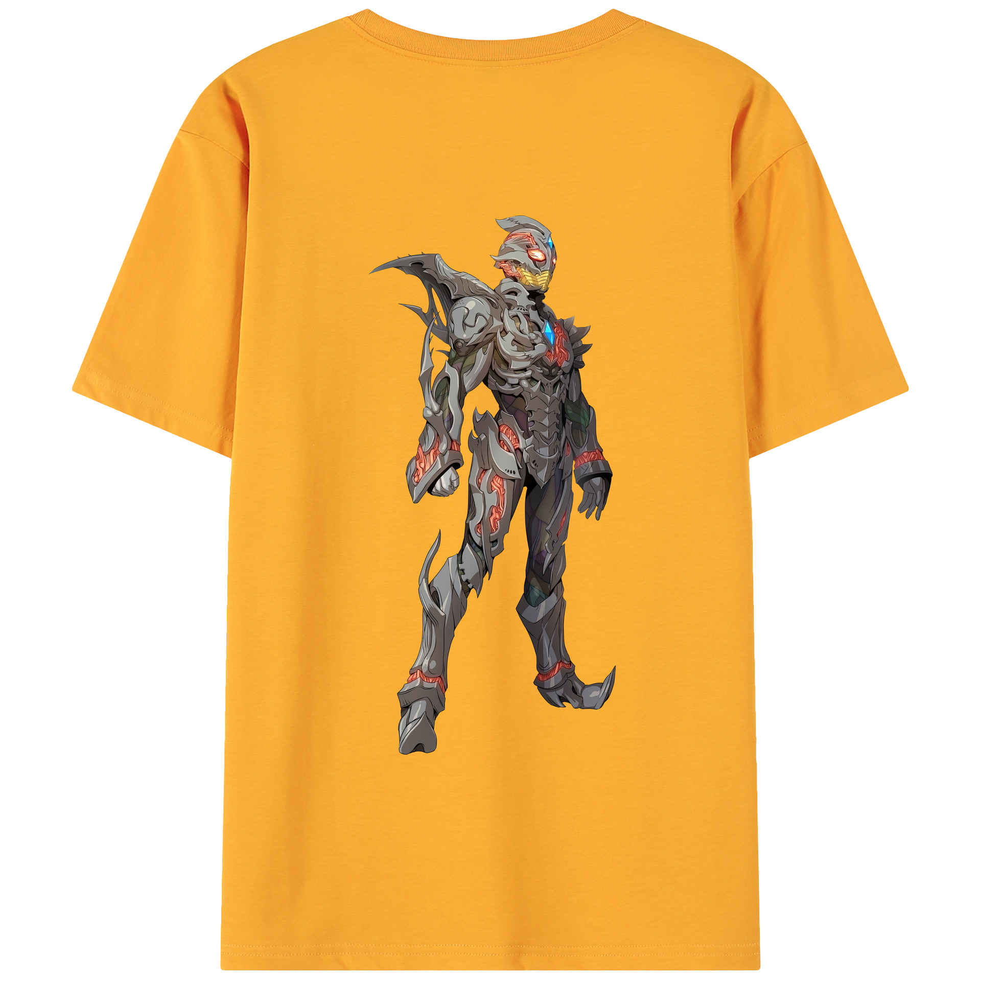 （画像用） ウルトラマン Ultraman 綿100％ メンズ半袖Tシャツ（バックプリント） 通気性
