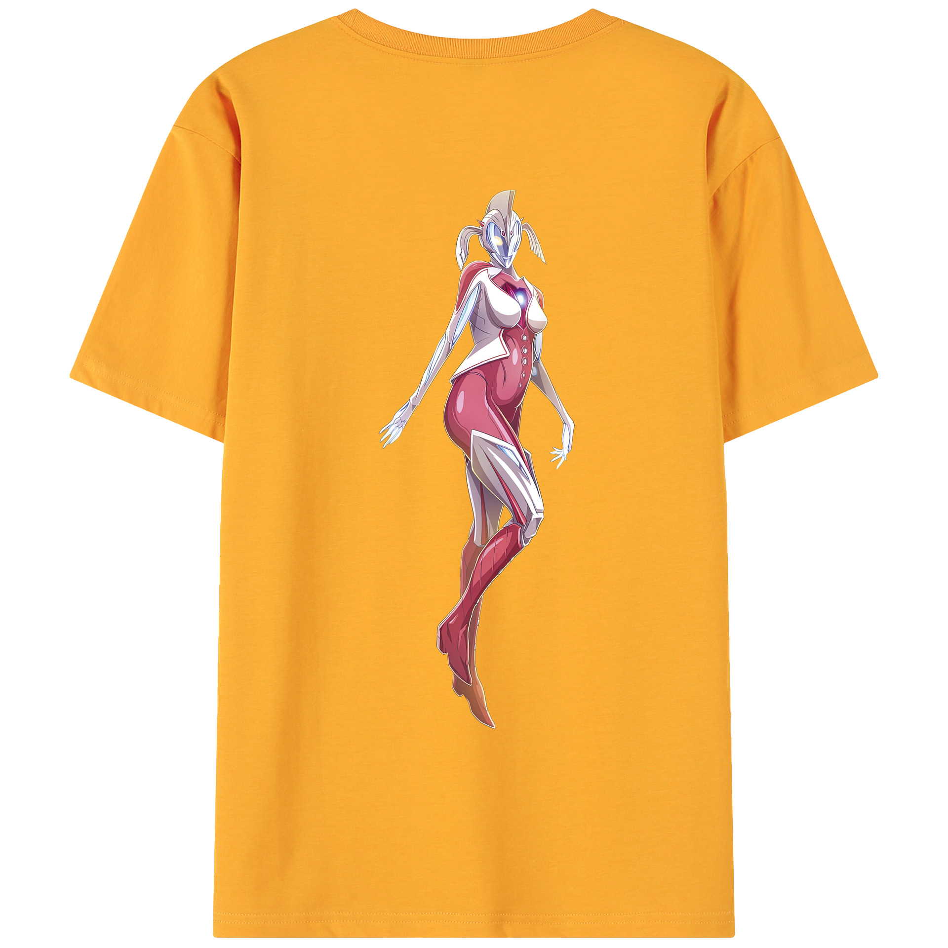 （画像用） ウルトラマン Ultraman 綿100％ メンズ半袖Tシャツ（バックプリント） 通気性